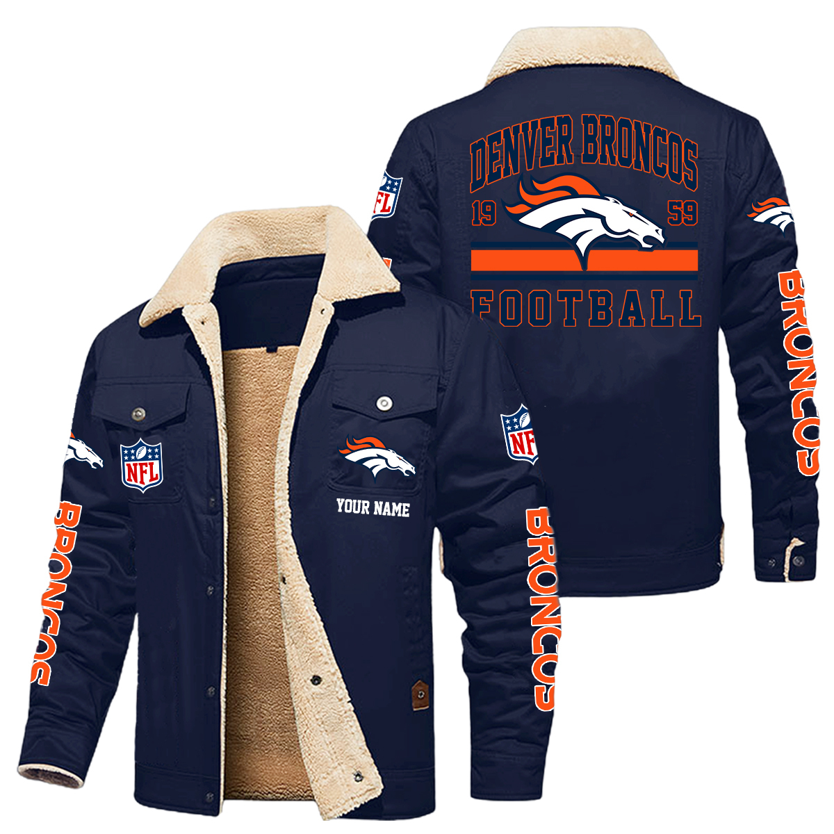 Denver Broncos 32 Teams H111 Fleece Jacket New 2023 SP03122310ID06DS09 - Famjoys Denver Broncos 32 Teams H111 Fleece Jacket New 2023 SP03122310ID06DS09 - Famjoys