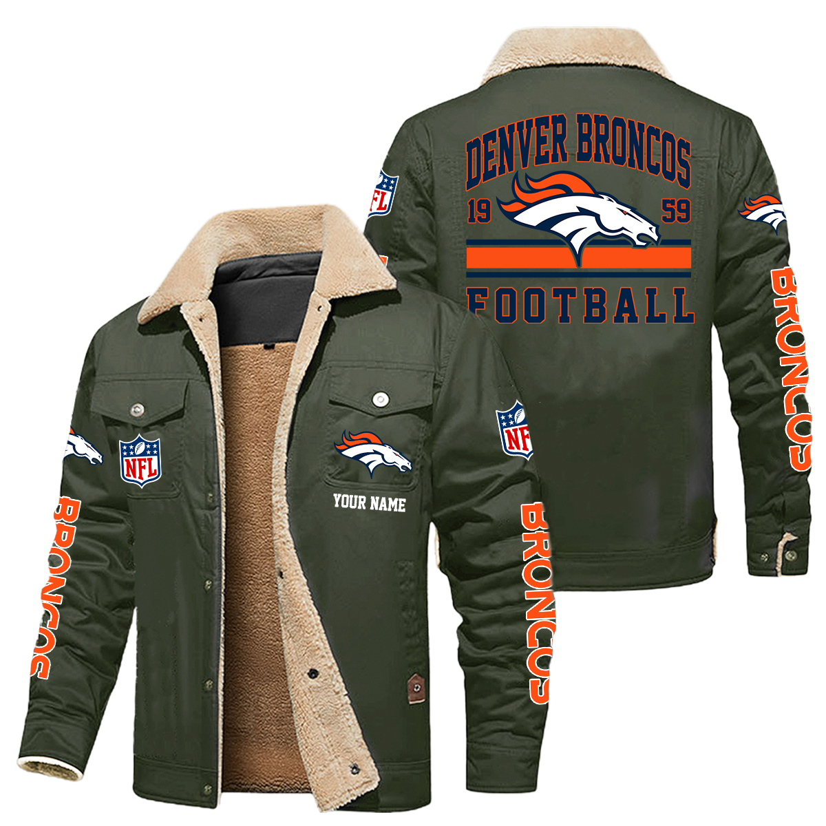 Denver Broncos 32 Teams H111 Fleece Jacket New 2023 SP03122310ID06DS09 - Famjoys Denver Broncos 32 Teams H111 Fleece Jacket New 2023 SP03122310ID06DS09 - Famjoys