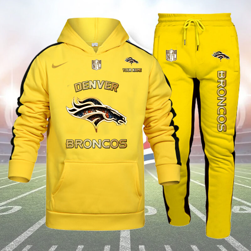 Denver Broncos-32 Teams Personlized Golden Logo Hoodie Set-SP12012410ID03DS01 - Famjoys Denver Broncos-32 Teams Personlized Golden Logo Hoodie Set-SP12012410ID03DS01 - Famjoys