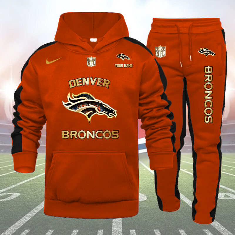 Denver Broncos-32 Teams Personlized Golden Logo Hoodie Set-SP12012410ID03DS01 - Famjoys Denver Broncos-32 Teams Personlized Golden Logo Hoodie Set-SP12012410ID03DS01 - Famjoys