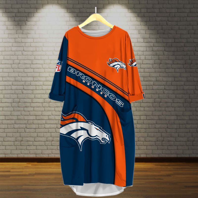 Denver Broncos All Over Print Caftan3386 - Famjoys Denver Broncos All Over Print Caftan3386 - Famjoys