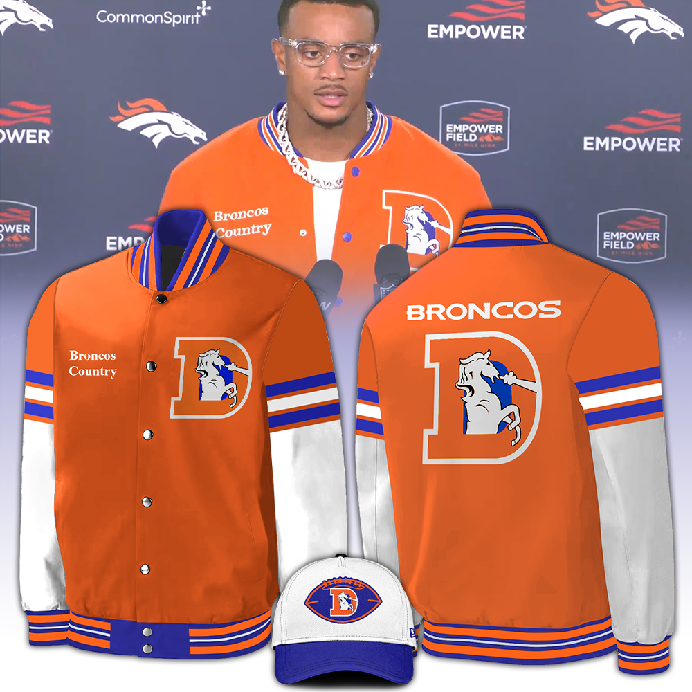 Denver Broncos Bomber Jacket - Famjoys Denver Broncos Bomber Jacket - Famjoys