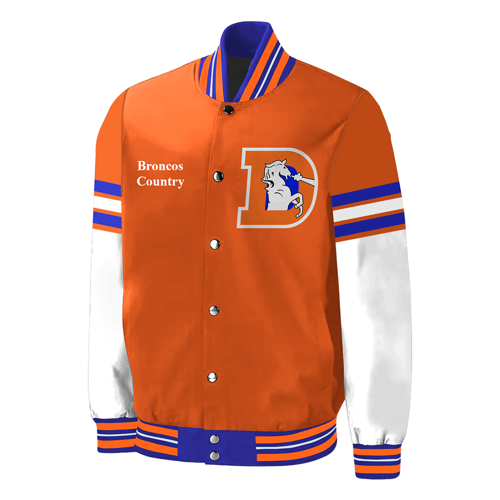 Denver Broncos Bomber Jacket - Famjoys Denver Broncos Bomber Jacket - Famjoys