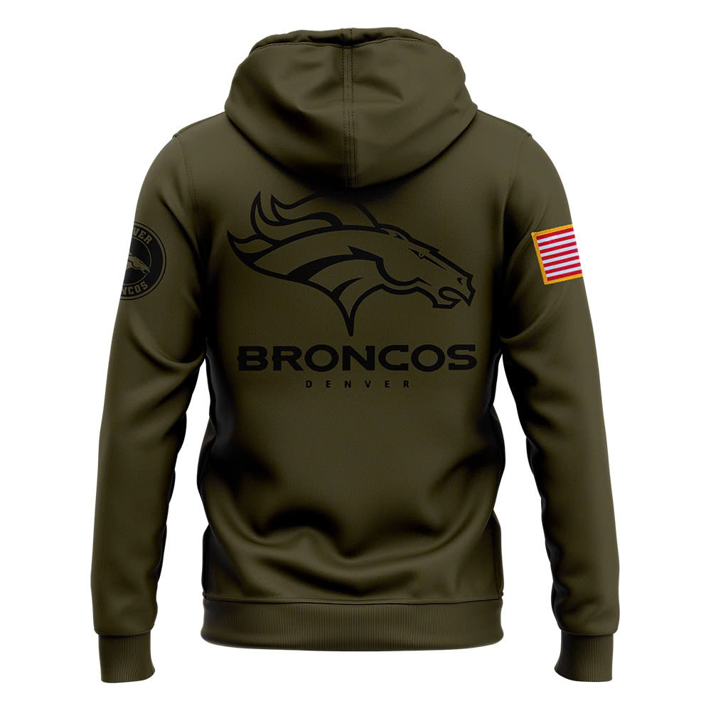 Denver Broncos Camo Salute to Service Club Fleece Pullover Hoodie - Famjoys Denver Broncos Camo Salute to Service Club Fleece Pullover Hoodie - Famjoys