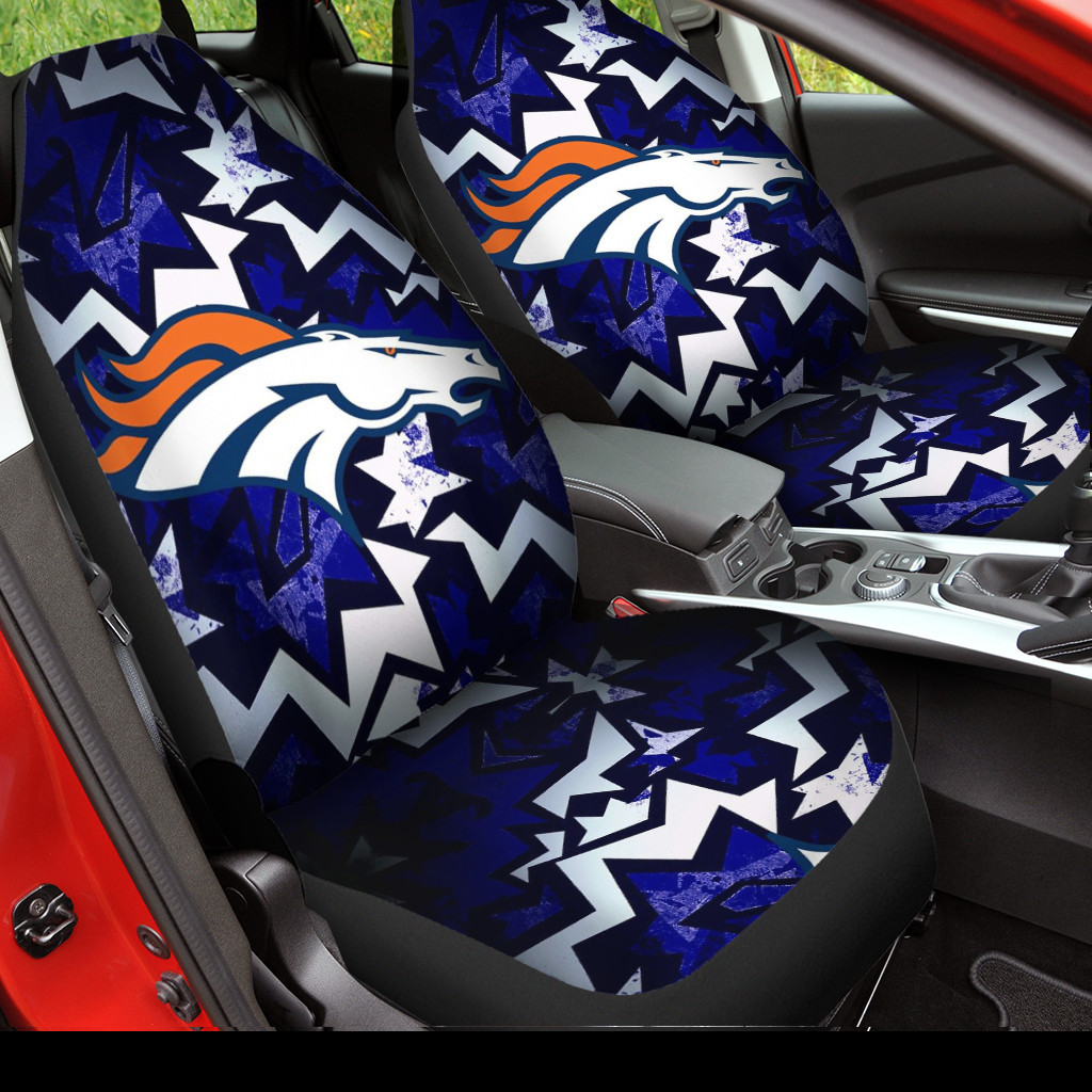 Denver Broncos Car Seat Covers BG412 - Famjoys Denver Broncos Car Seat Covers BG412 - Famjoys