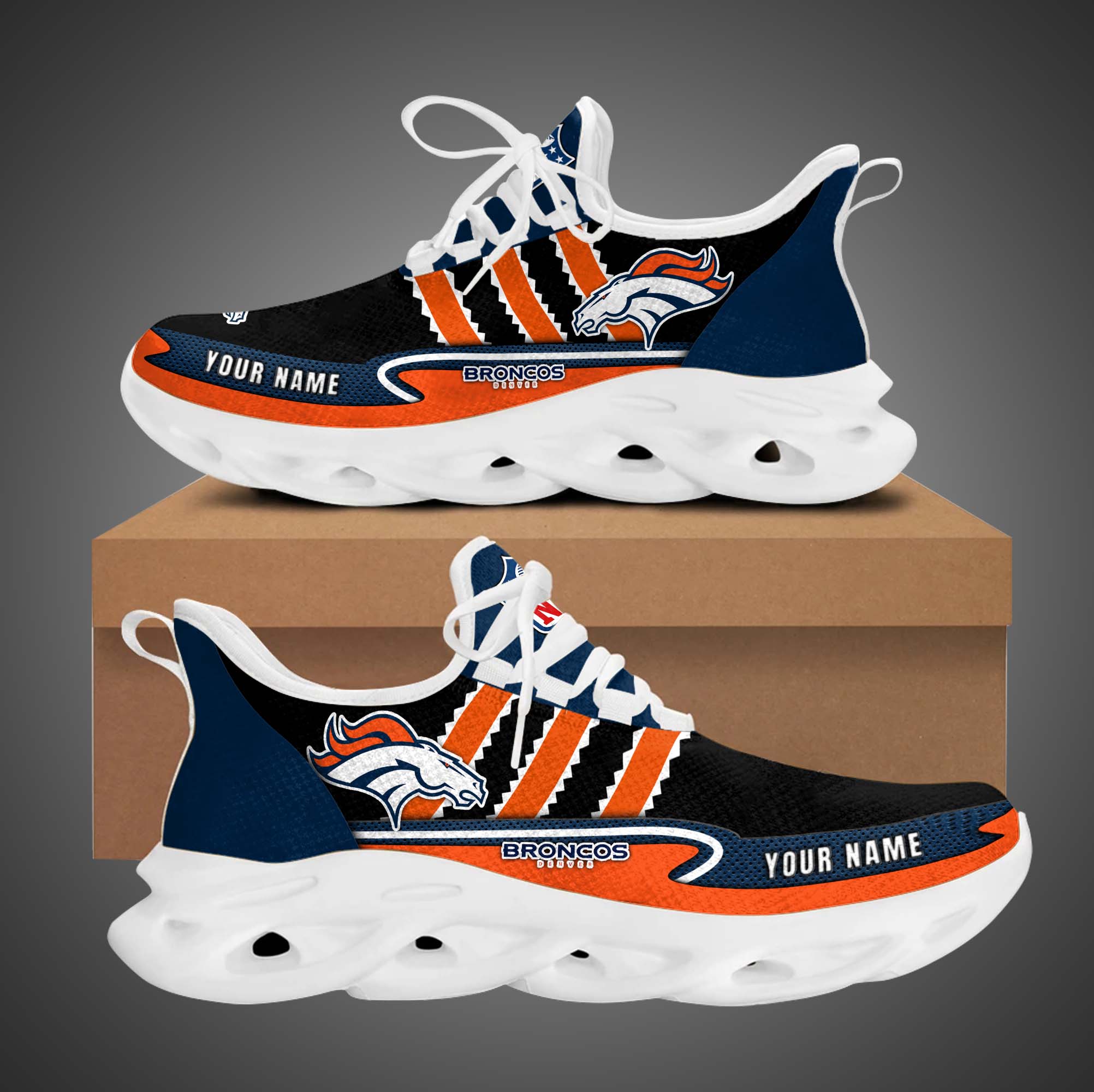 Denver Broncos CLUNKY SNEAKER - Famjoys Denver Broncos CLUNKY SNEAKER - Famjoys