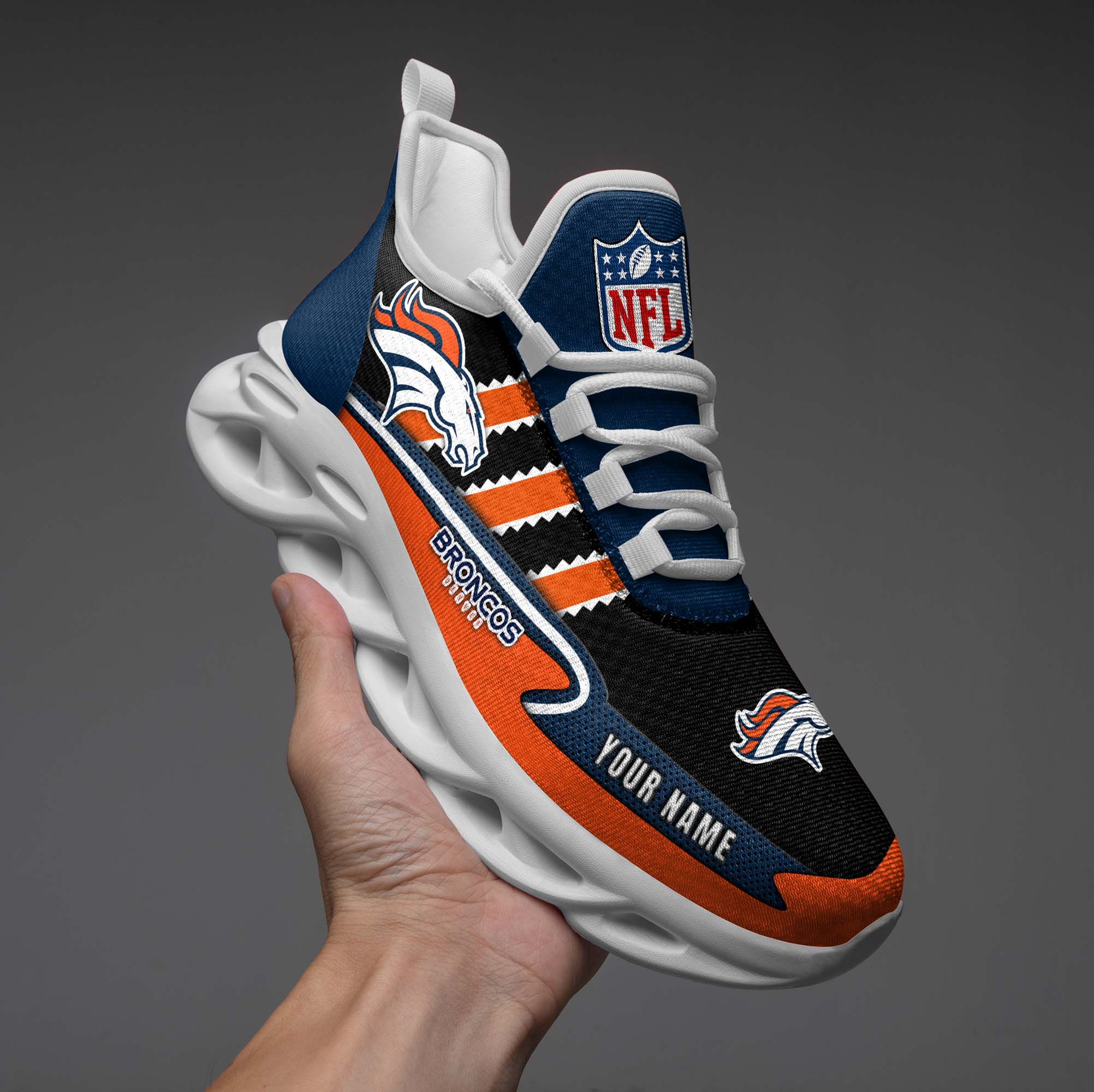 Denver Broncos CLUNKY SNEAKER - Famjoys Denver Broncos CLUNKY SNEAKER - Famjoys