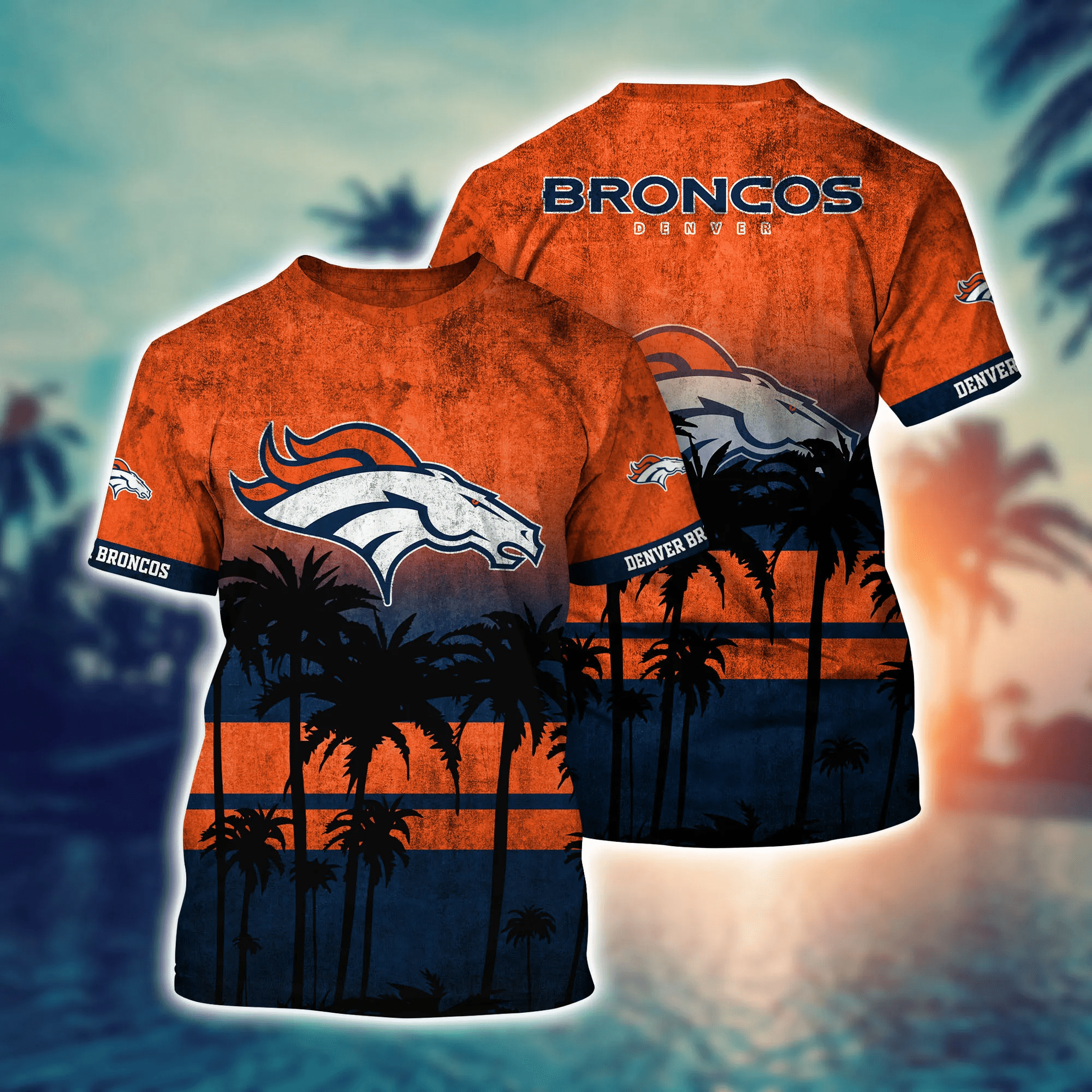 Denver Broncos Hawaii Shirt Short Style Hot Trending Summer - Famjoys Denver Broncos Hawaii Shirt Short Style Hot Trending Summer - Famjoys