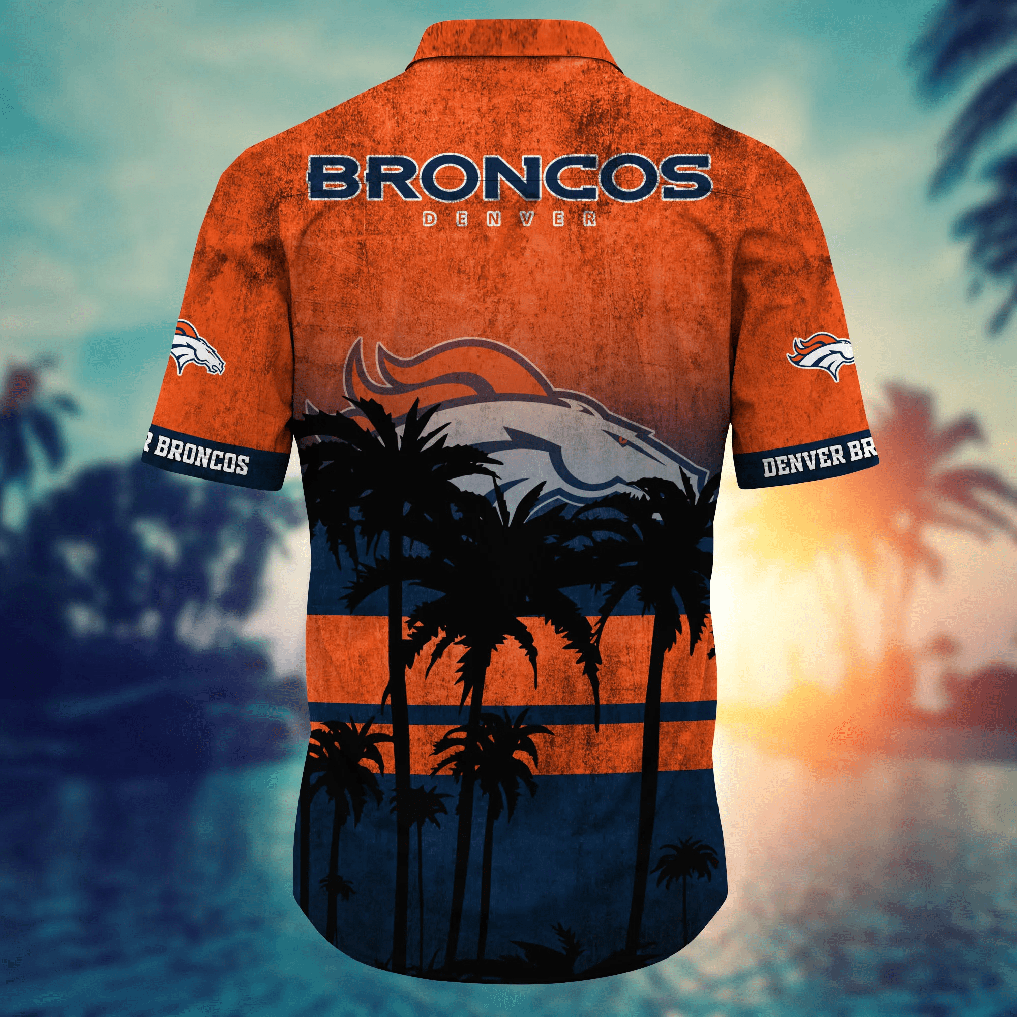 Denver Broncos Hawaii Shirt Short Style Hot Trending Summer - Famjoys Denver Broncos Hawaii Shirt Short Style Hot Trending Summer - Famjoys