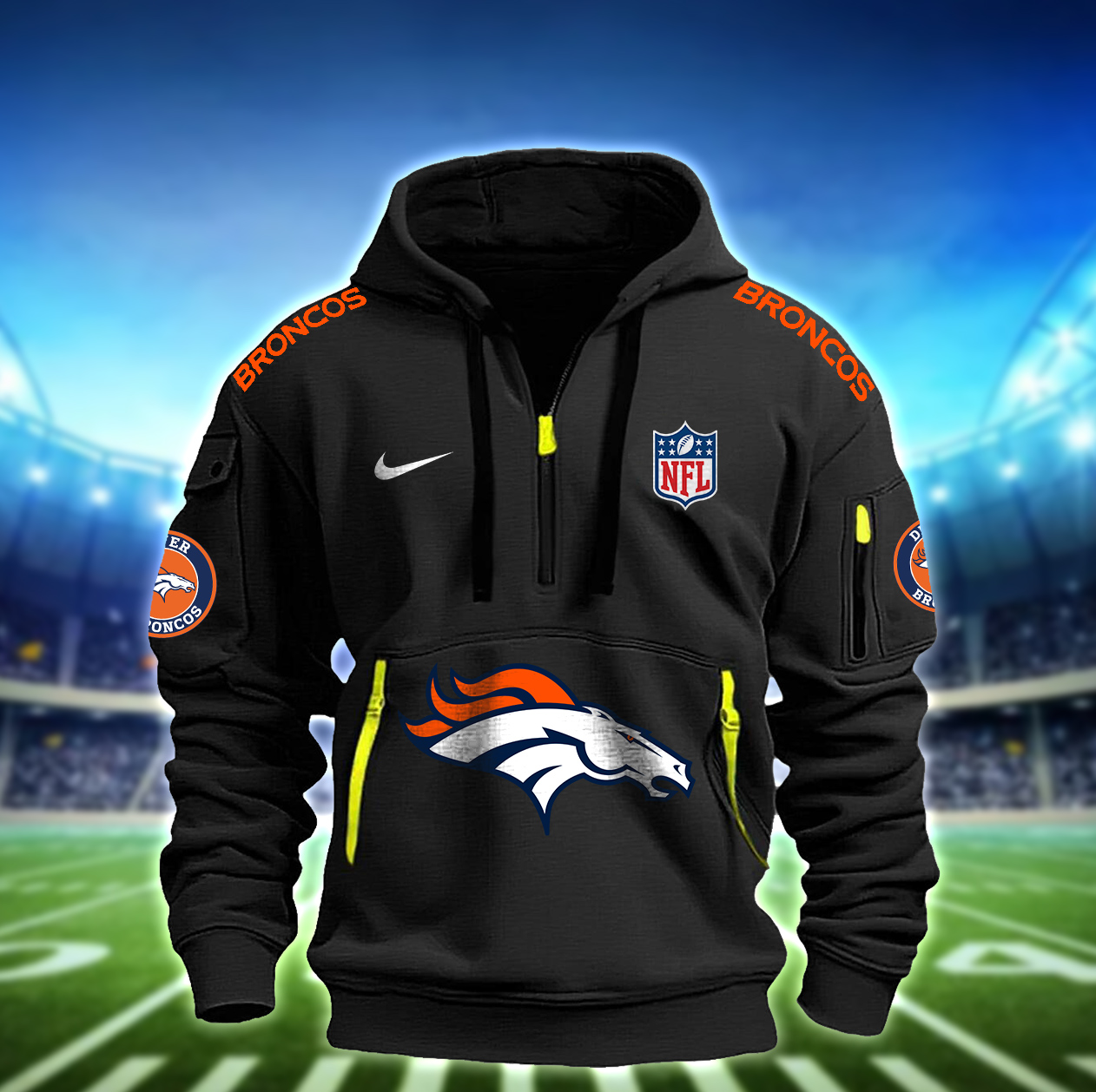 Denver Broncos Hoodie - Famjoys Denver Broncos Hoodie - Famjoys
