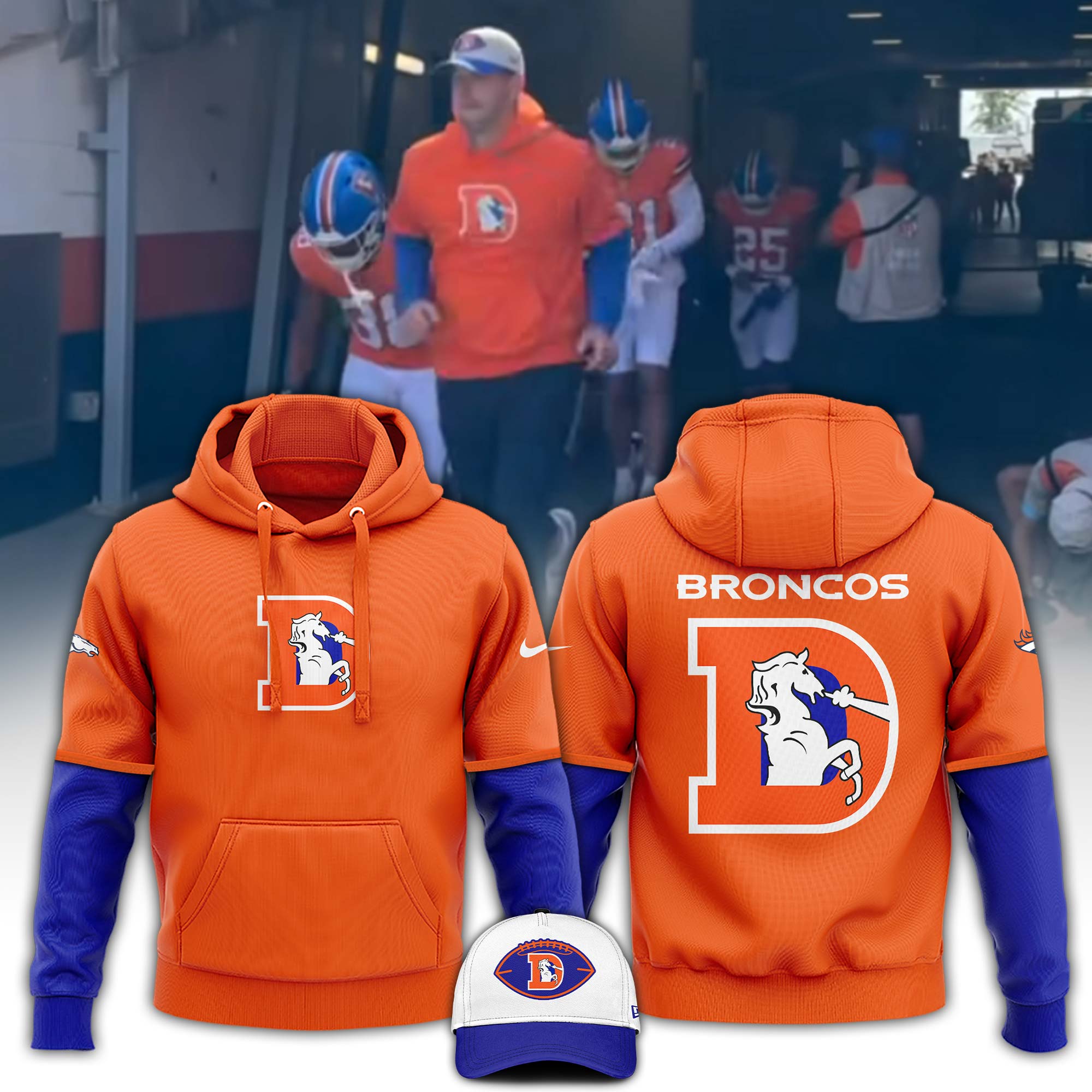 Denver Broncos Hoodie - Famjoys Denver Broncos Hoodie - Famjoys