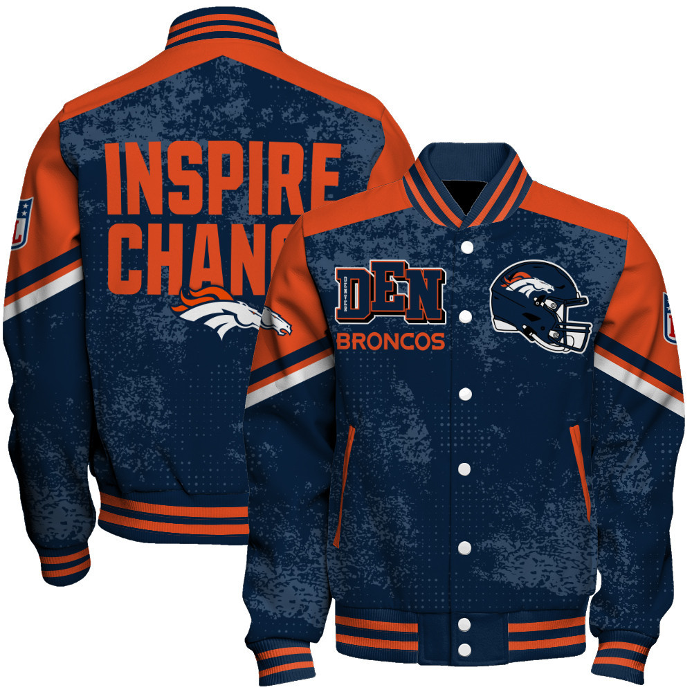 Denver Broncos - Immortal Style Unisex Varsity Jacket - Famjoys Denver Broncos - Immortal Style Unisex Varsity Jacket - Famjoys