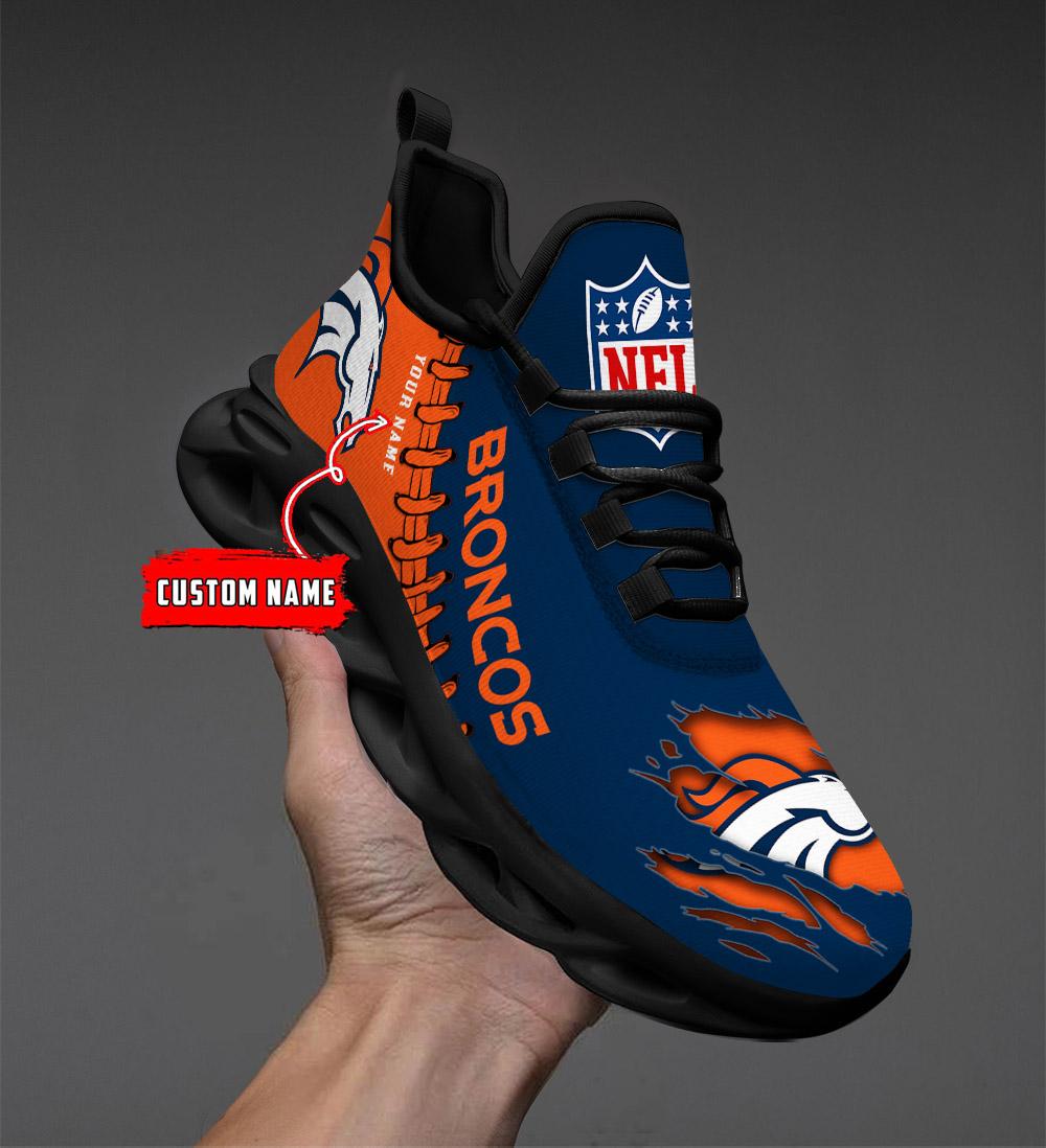 Denver Broncos Max Soul Shoes - Famjoys Denver Broncos Max Soul Shoes - Famjoys