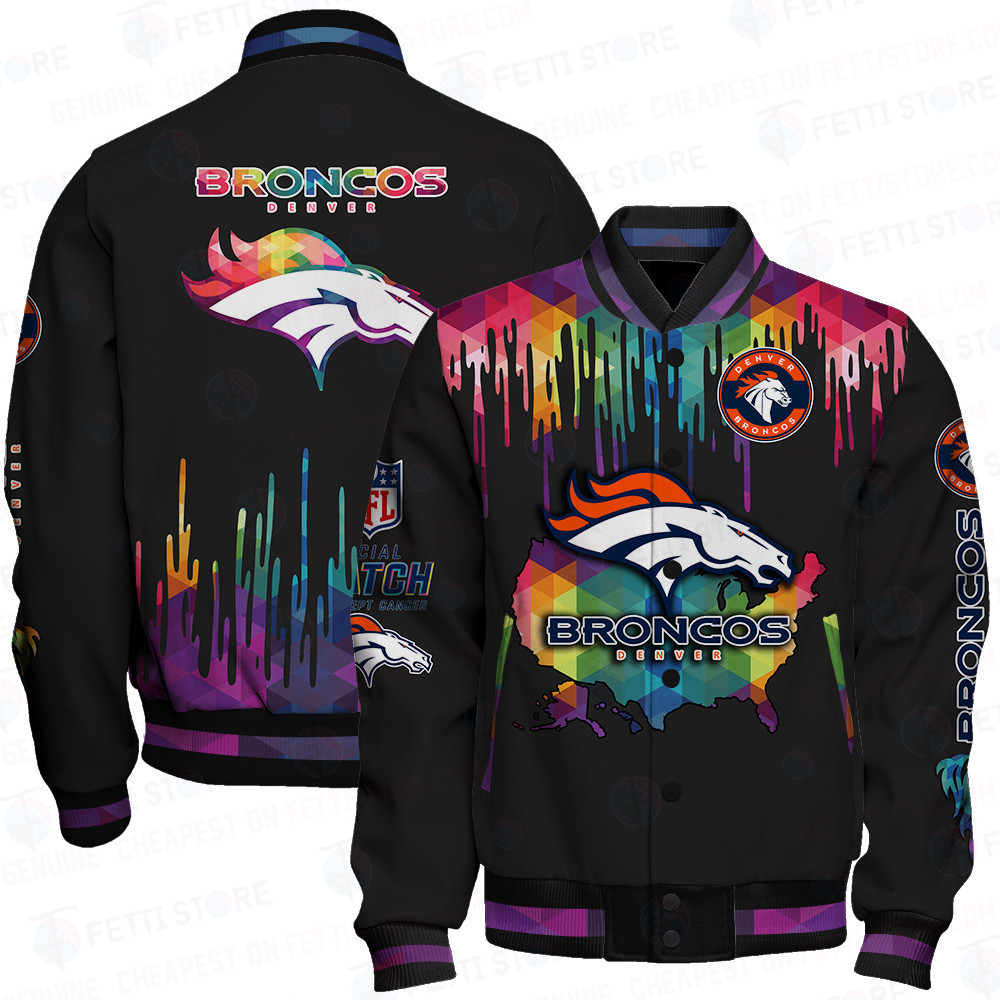 Denver Broncos - National Football League AOP Varsity Jacket V3 - Famjoys Denver Broncos - National Football League AOP Varsity Jacket V3 - Famjoys