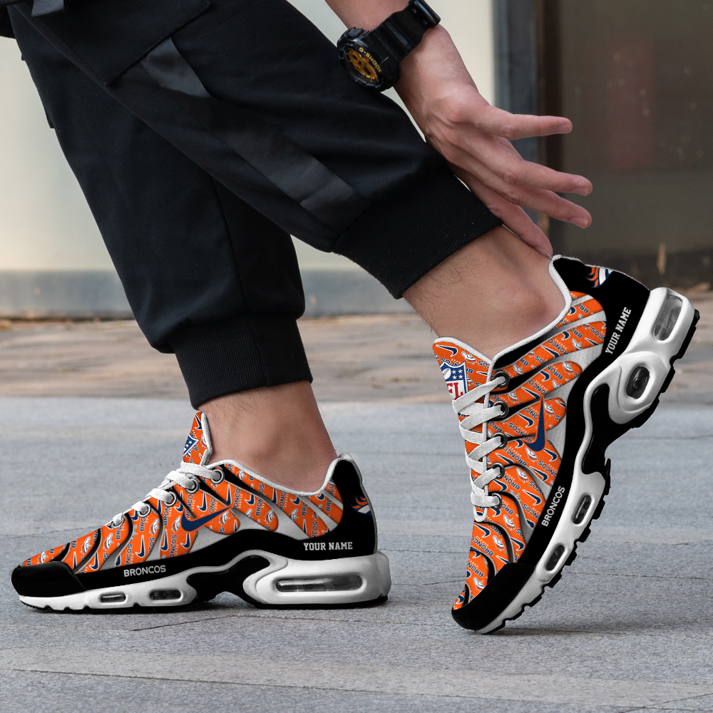 Denver Broncos-Pattern Swoosh Personalized H56 Shoes-SP16112310ID02DS08 - Famjoys Denver Broncos-Pattern Swoosh Personalized H56 Shoes-SP16112310ID02DS08 - Famjoys