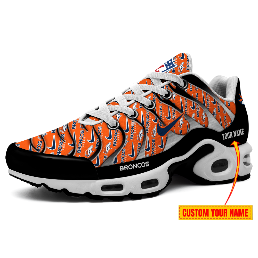 Denver Broncos-Pattern Swoosh Personalized H56 Shoes-SP16112310ID02DS08 - Famjoys Denver Broncos-Pattern Swoosh Personalized H56 Shoes-SP16112310ID02DS08 - Famjoys