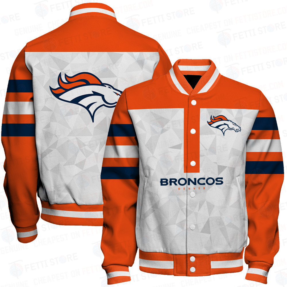 Denver Broncos Starter Thursday Night Gridiron Raglan Unisex Varsity Jacket V6 - Famjoys Denver Broncos Starter Thursday Night Gridiron Raglan Unisex Varsity Jacket V6 - Famjoys
