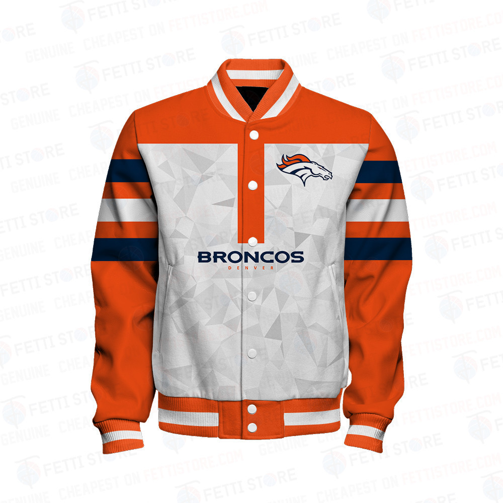 Denver Broncos Starter Thursday Night Gridiron Raglan Unisex Varsity Jacket V6 - Famjoys Denver Broncos Starter Thursday Night Gridiron Raglan Unisex Varsity Jacket V6 - Famjoys