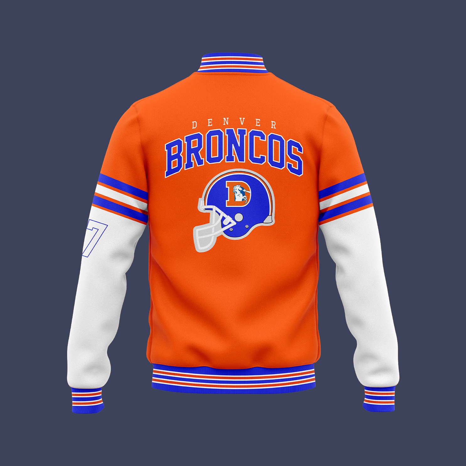 Denver Broncos Throwback Jacket - Famjoys Denver Broncos Throwback Jacket - Famjoys