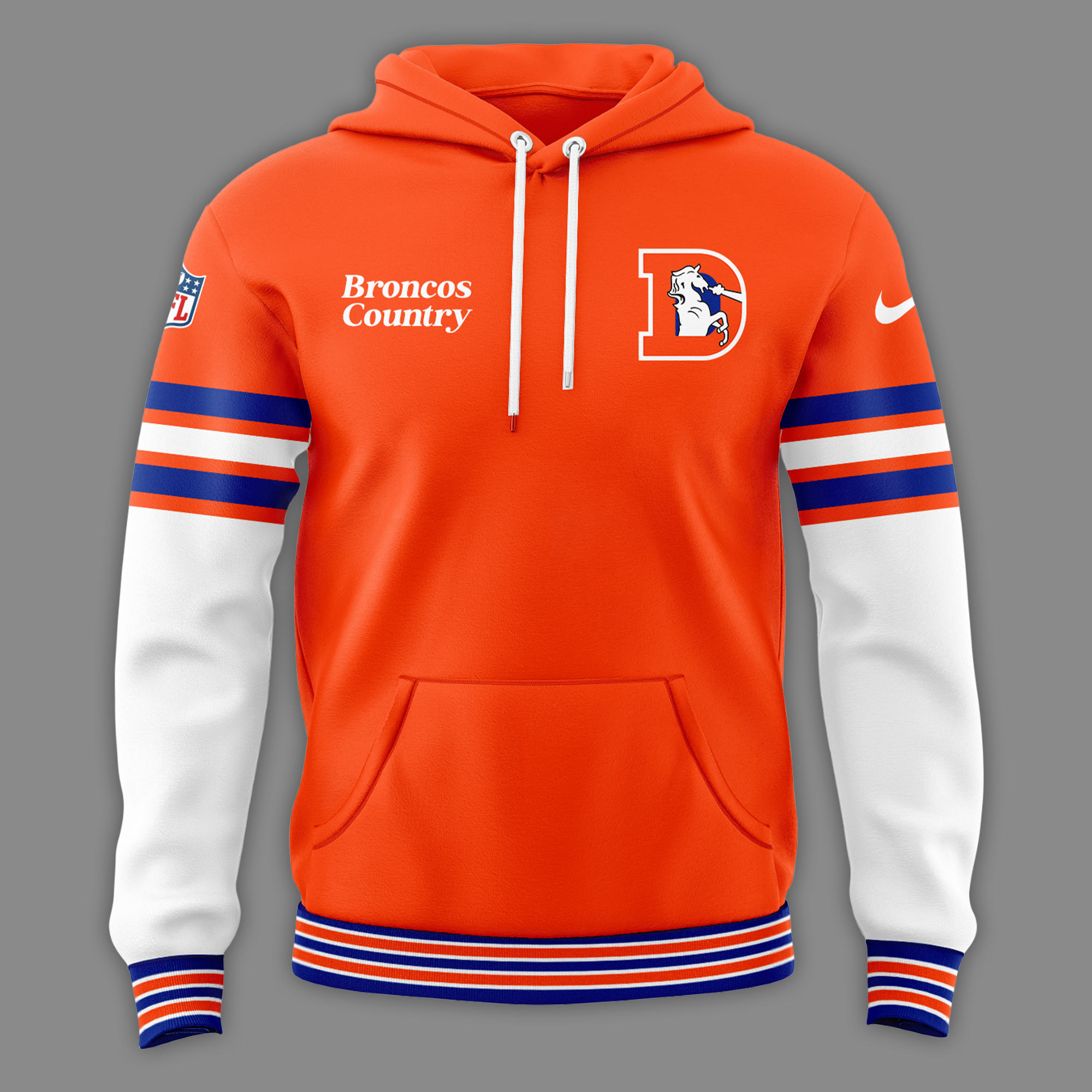 Denver Broncos Throwback to 77 Hoodie - Famjoys Denver Broncos Throwback to 77 Hoodie - Famjoys