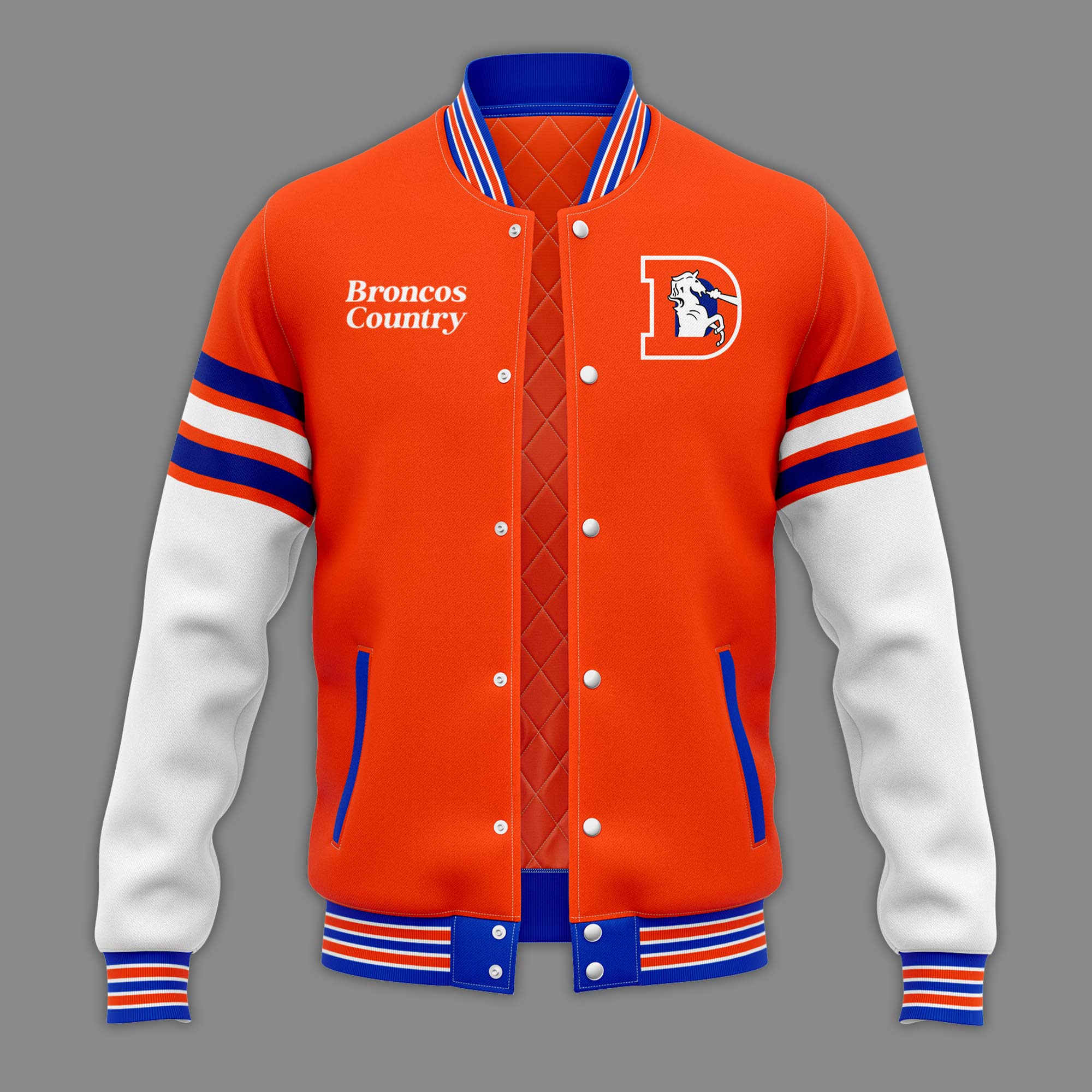 Denver Broncos Throwback to 77 Jacket - Famjoys Denver Broncos Throwback to 77 Jacket - Famjoys