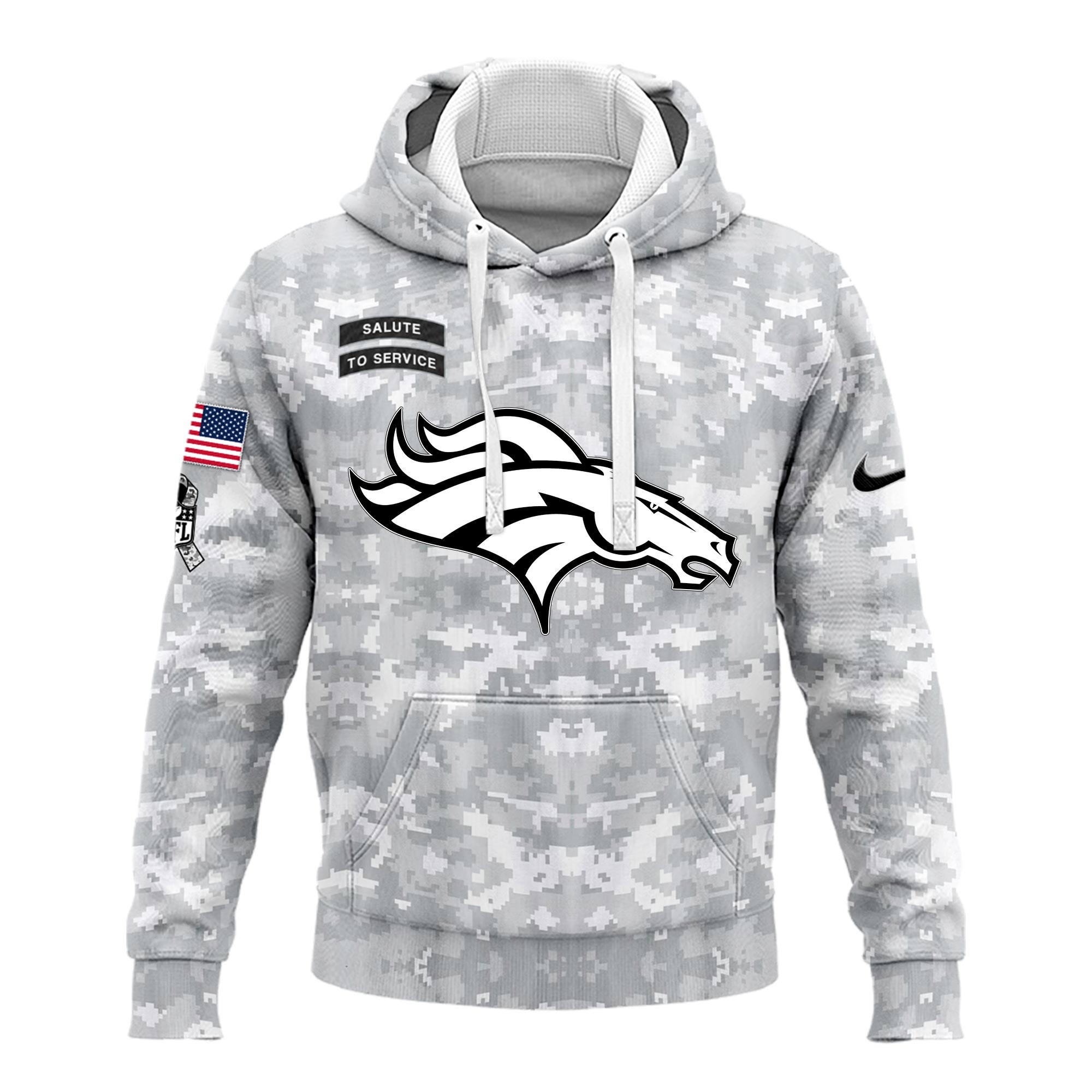 Denver Broncos Veterans Day Hoodie - Famjoys Denver Broncos Veterans Day Hoodie - Famjoys