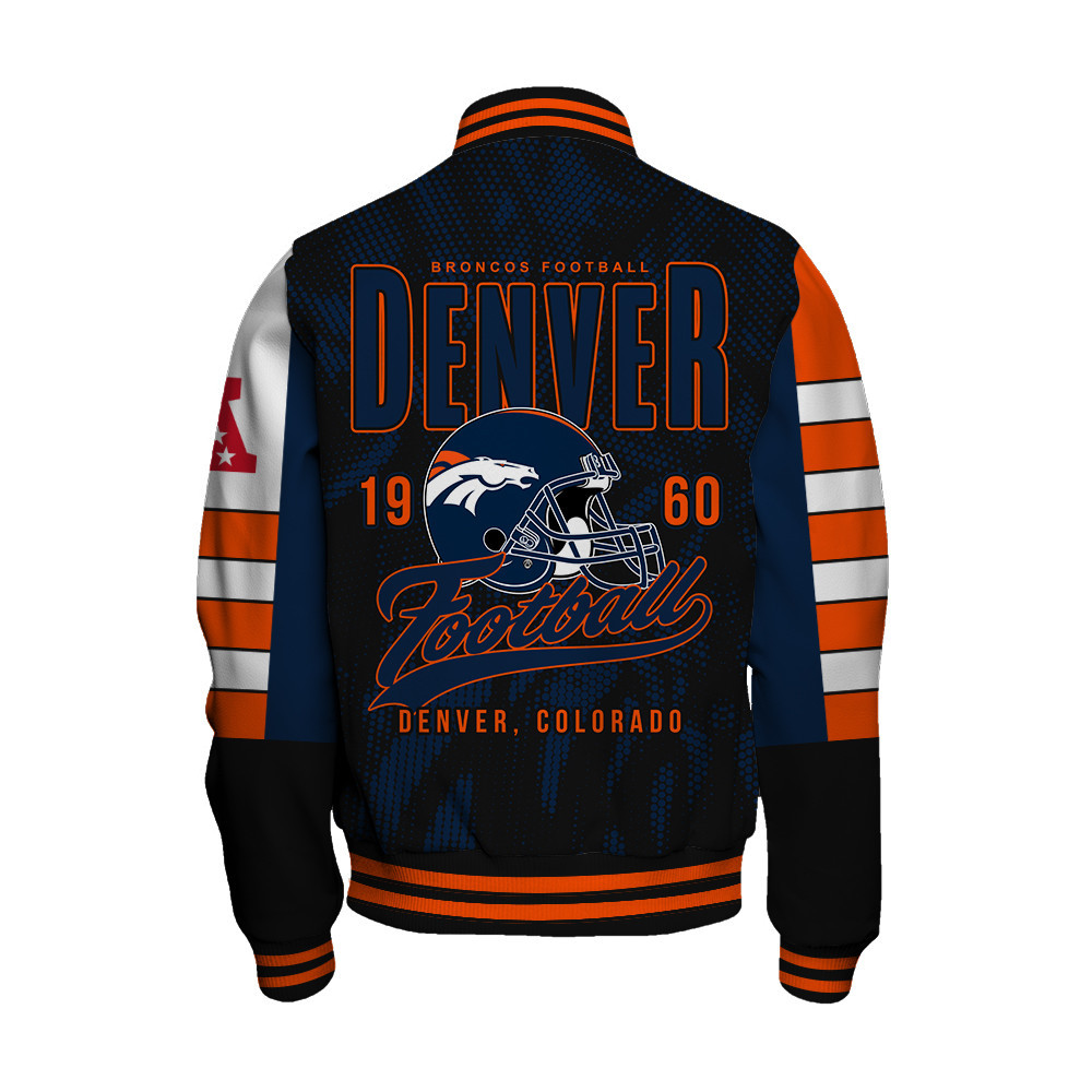 Denver Broncos - Wear Your Passion Unisex Varsity Jacket - Famjoys Denver Broncos - Wear Your Passion Unisex Varsity Jacket - Famjoys