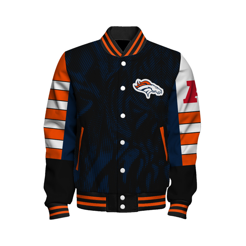 Denver Broncos - Wear Your Passion Unisex Varsity Jacket - Famjoys Denver Broncos - Wear Your Passion Unisex Varsity Jacket - Famjoys