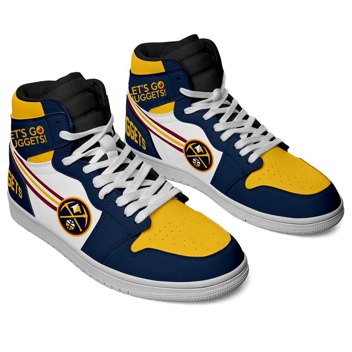 Denver Nuggets #NBA AJ1 Shoes Limited - Famjoys Denver Nuggets #NBA AJ1 Shoes Limited - Famjoys