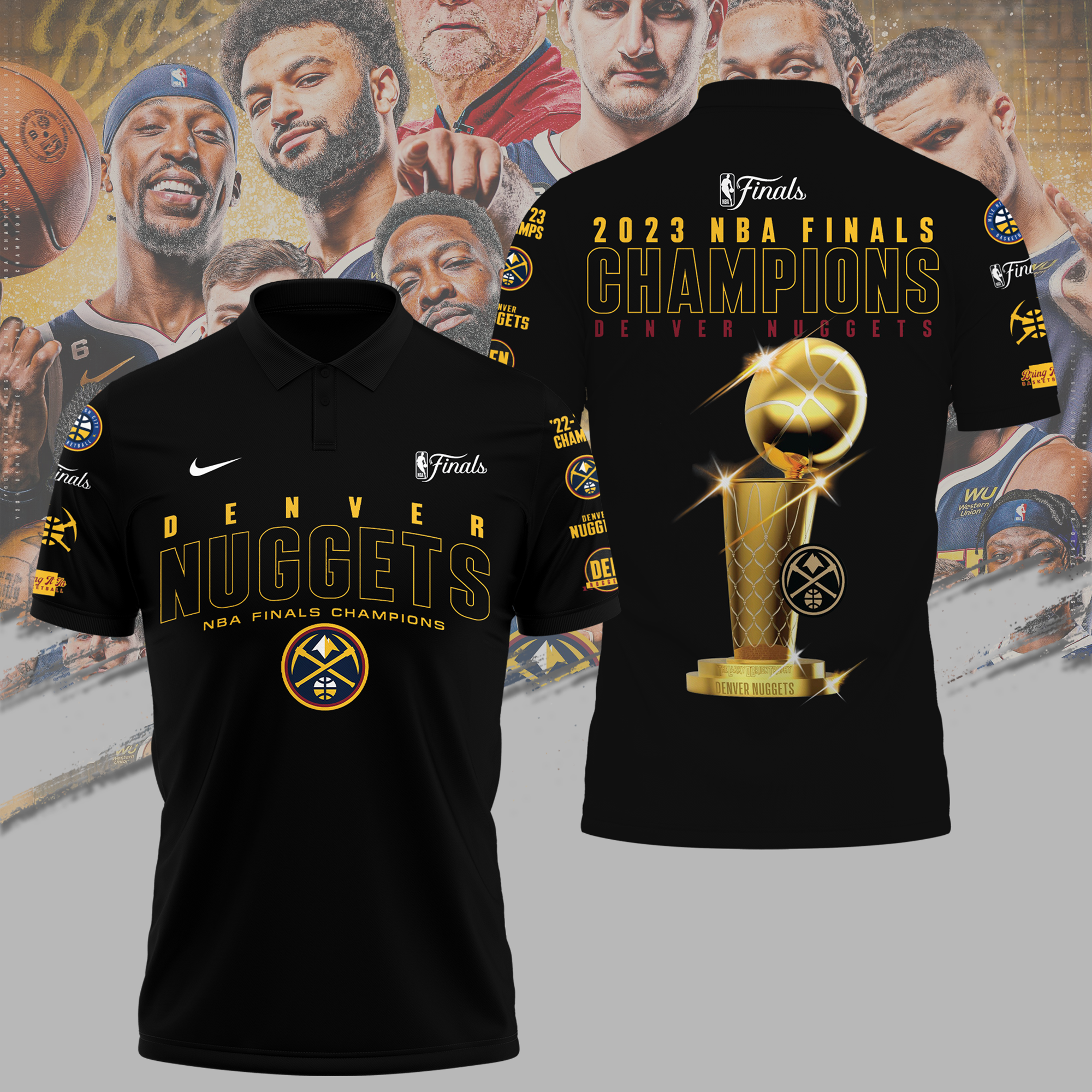 Denver Nuggets Branded 2023 NBA Finals Champions Hoodie - Famjoys Denver Nuggets Branded 2023 NBA Finals Champions Hoodie - Famjoys