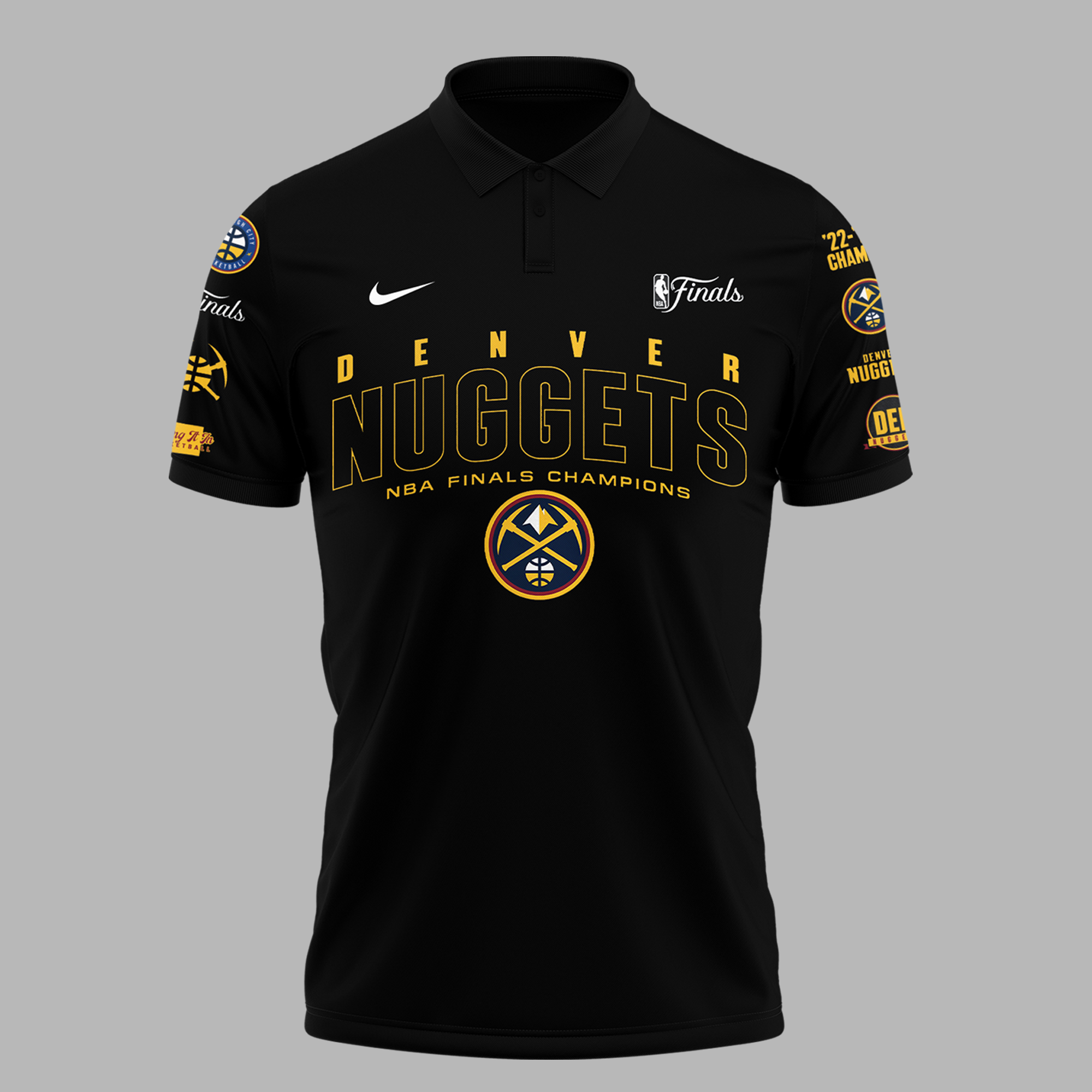 Denver Nuggets Branded 2023 NBA Finals Champions Hoodie - Famjoys Denver Nuggets Branded 2023 NBA Finals Champions Hoodie - Famjoys