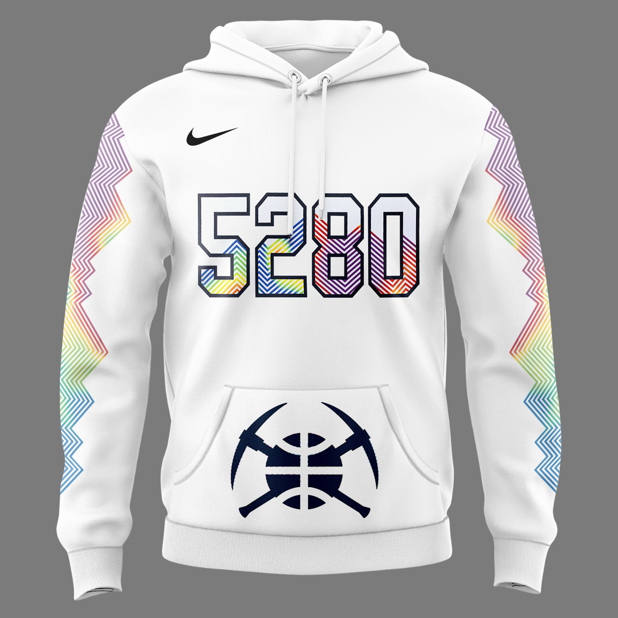 Denver Nuggets City Edition Swingman Hoodie - Famjoys Denver Nuggets City Edition Swingman Hoodie - Famjoys