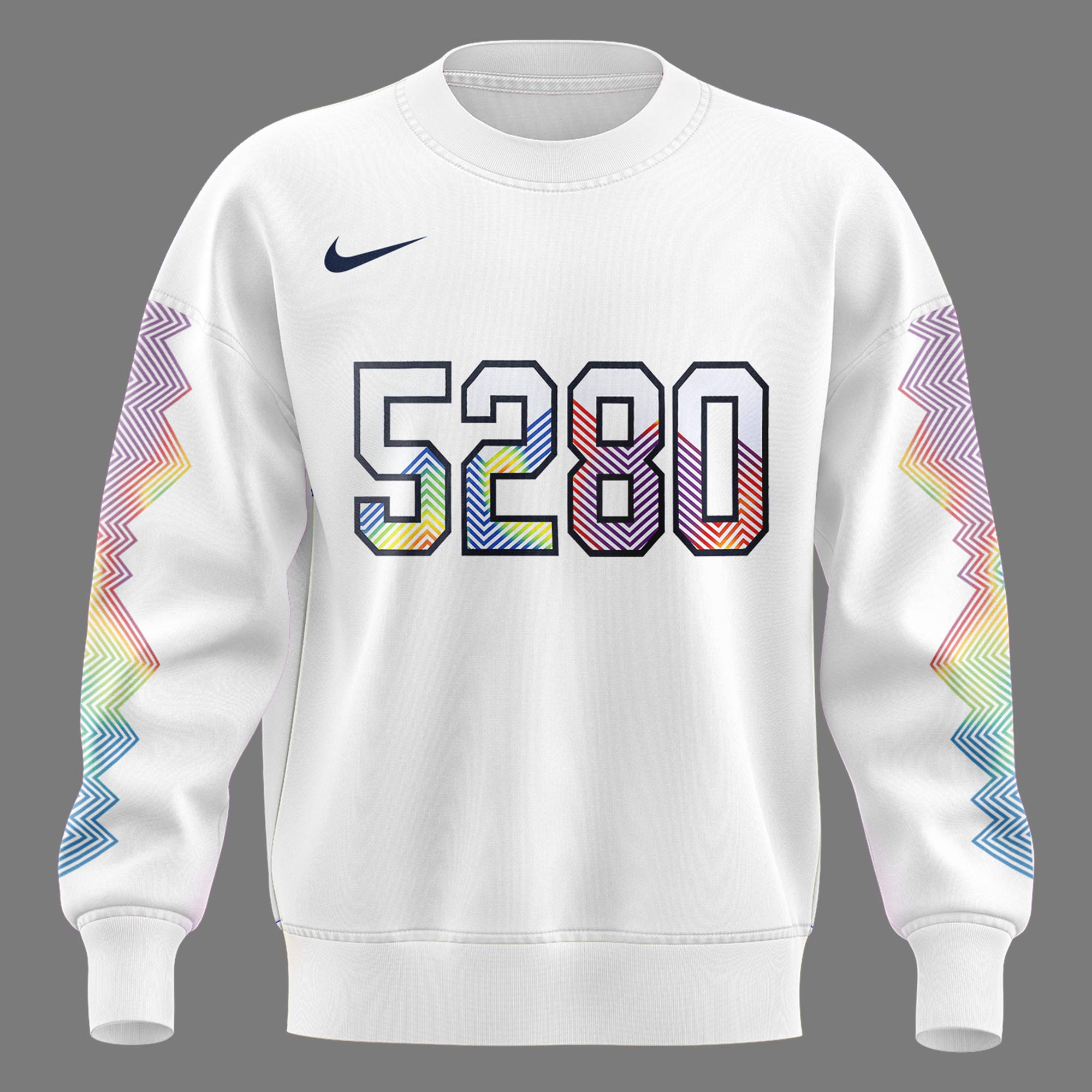 Denver Nuggets City Edition Swingman Sweater Shirt - Famjoys Denver Nuggets City Edition Swingman Sweater Shirt - Famjoys