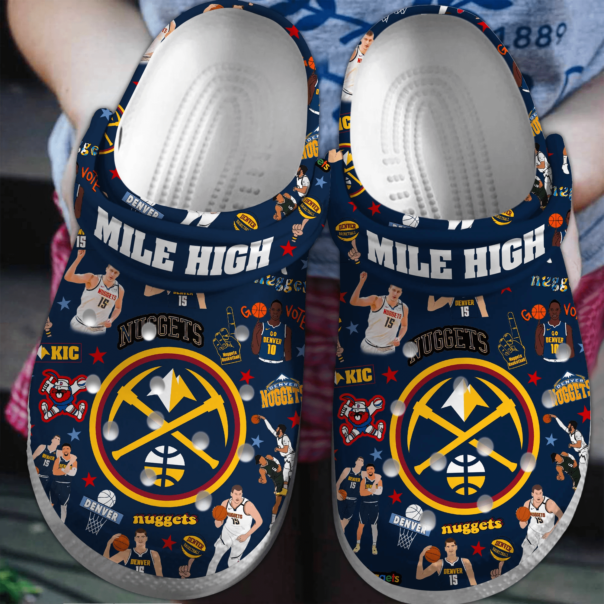 Denver Nuggets Clogs - Famjoys Denver Nuggets Clogs - Famjoys