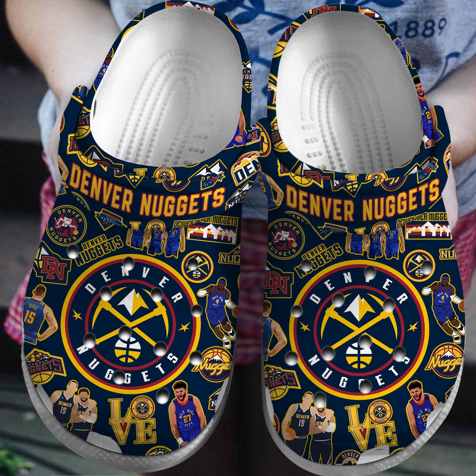 Denver Nuggets NBA 2023 Clogs2 - Famjoys Denver Nuggets NBA 2023 Clogs2 - Famjoys