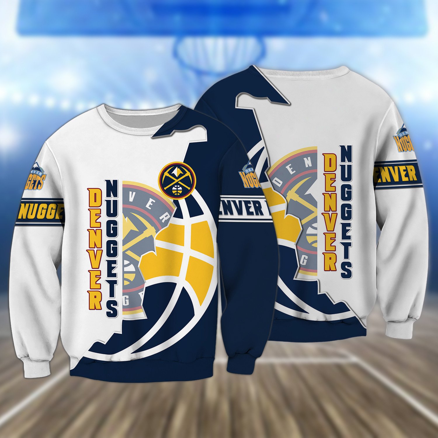 Denver Nuggets NBA 3D TShirt Hoodie Gift For Fan - Famjoys Denver Nuggets NBA 3D TShirt Hoodie Gift For Fan - Famjoys