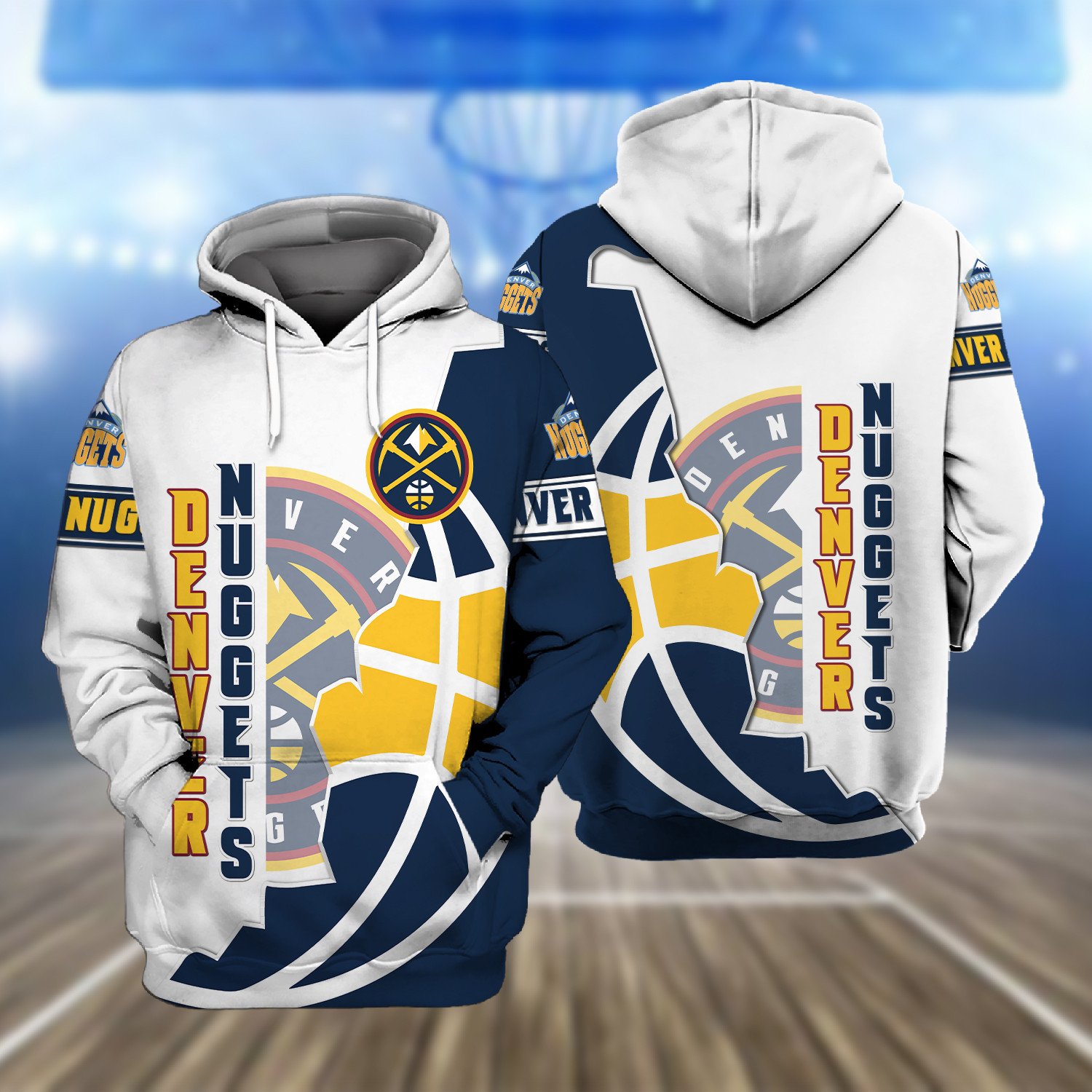 Denver Nuggets NBA 3D TShirt Hoodie Gift For Fan - Famjoys Denver Nuggets NBA 3D TShirt Hoodie Gift For Fan - Famjoys