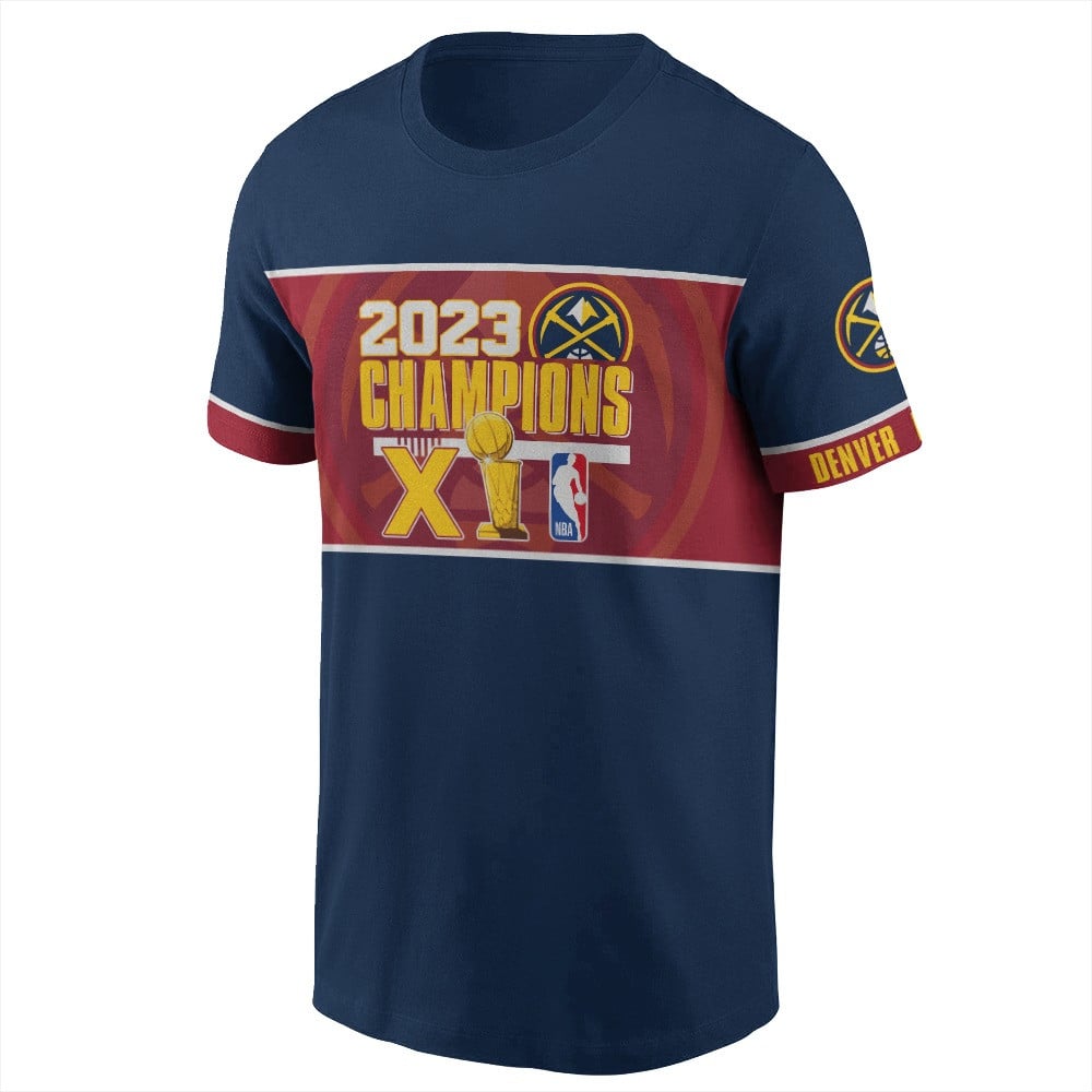 Denver Nuggets Winner Final Champion 2023 Print 3D T-Shirt - Famjoys Denver Nuggets Winner Final Champion 2023 Print 3D T-Shirt - Famjoys