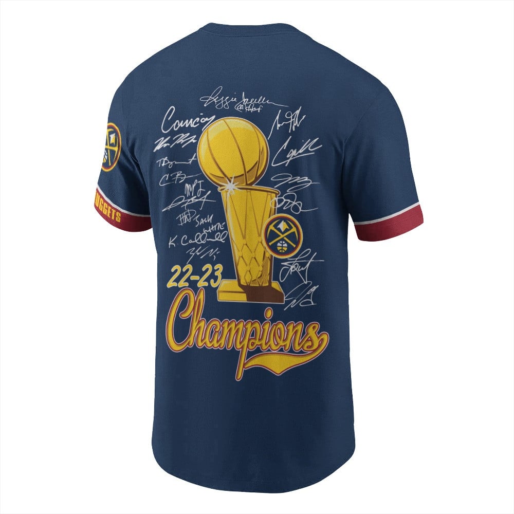 Denver Nuggets Winner Final Champion 2023 Print 3D T-Shirt - Famjoys Denver Nuggets Winner Final Champion 2023 Print 3D T-Shirt - Famjoys