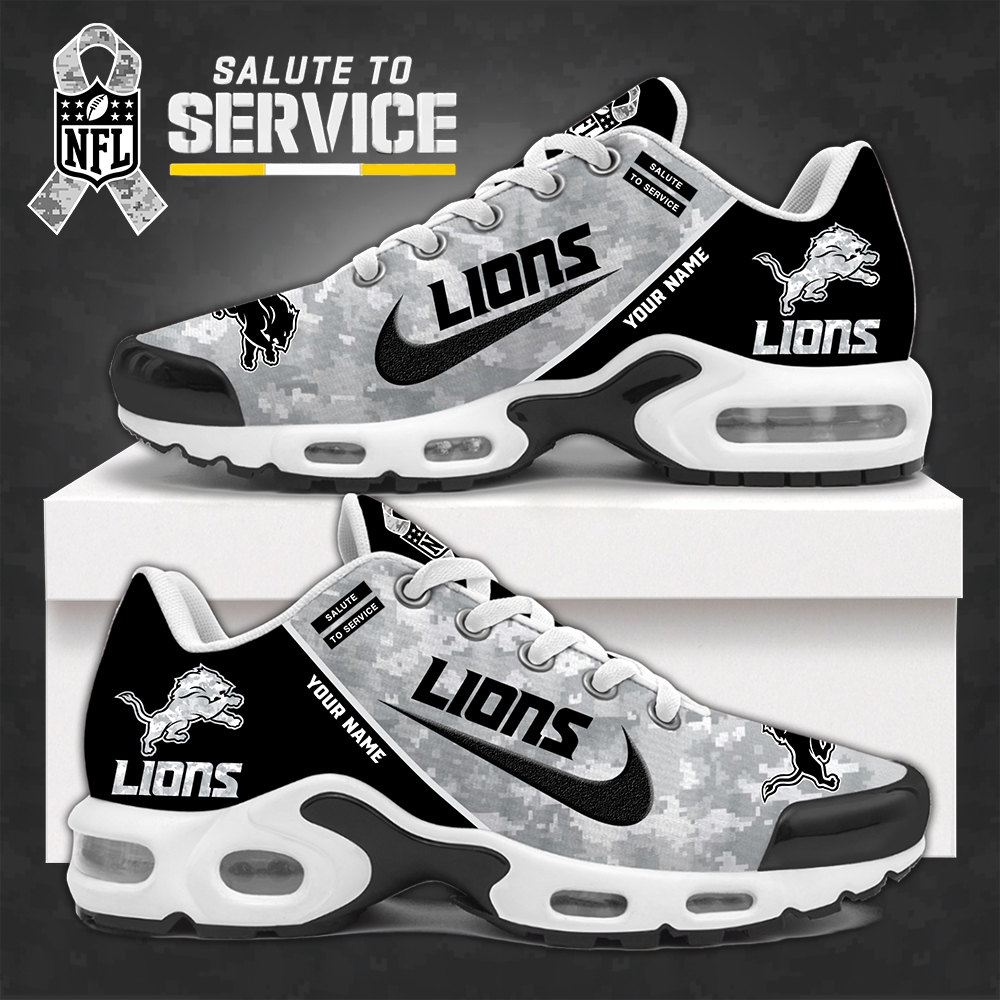 Detroit Lions   Arctic Camo  Salute to Service Club  Shoes  s