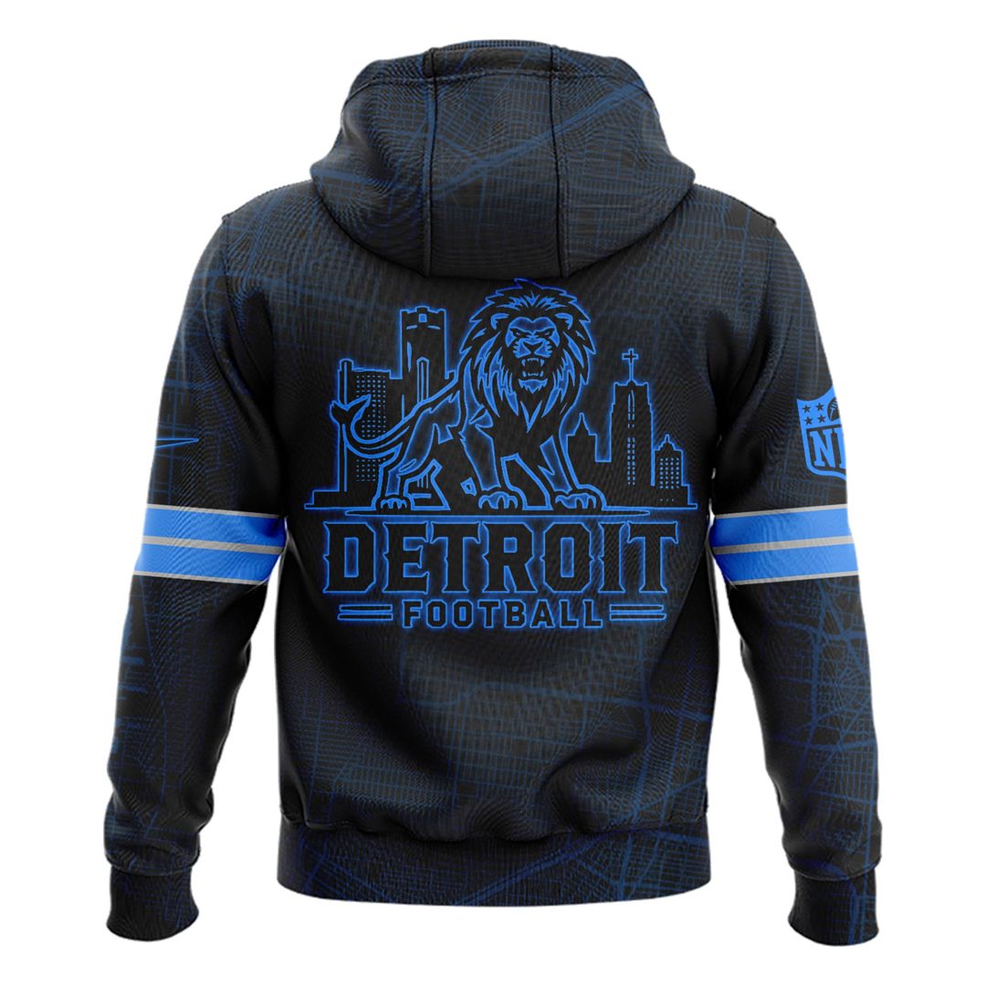 Detroit Lions Back In Black New Hoodie 2024 - Famjoys Detroit Lions Back In Black New Hoodie 2024 - Famjoys