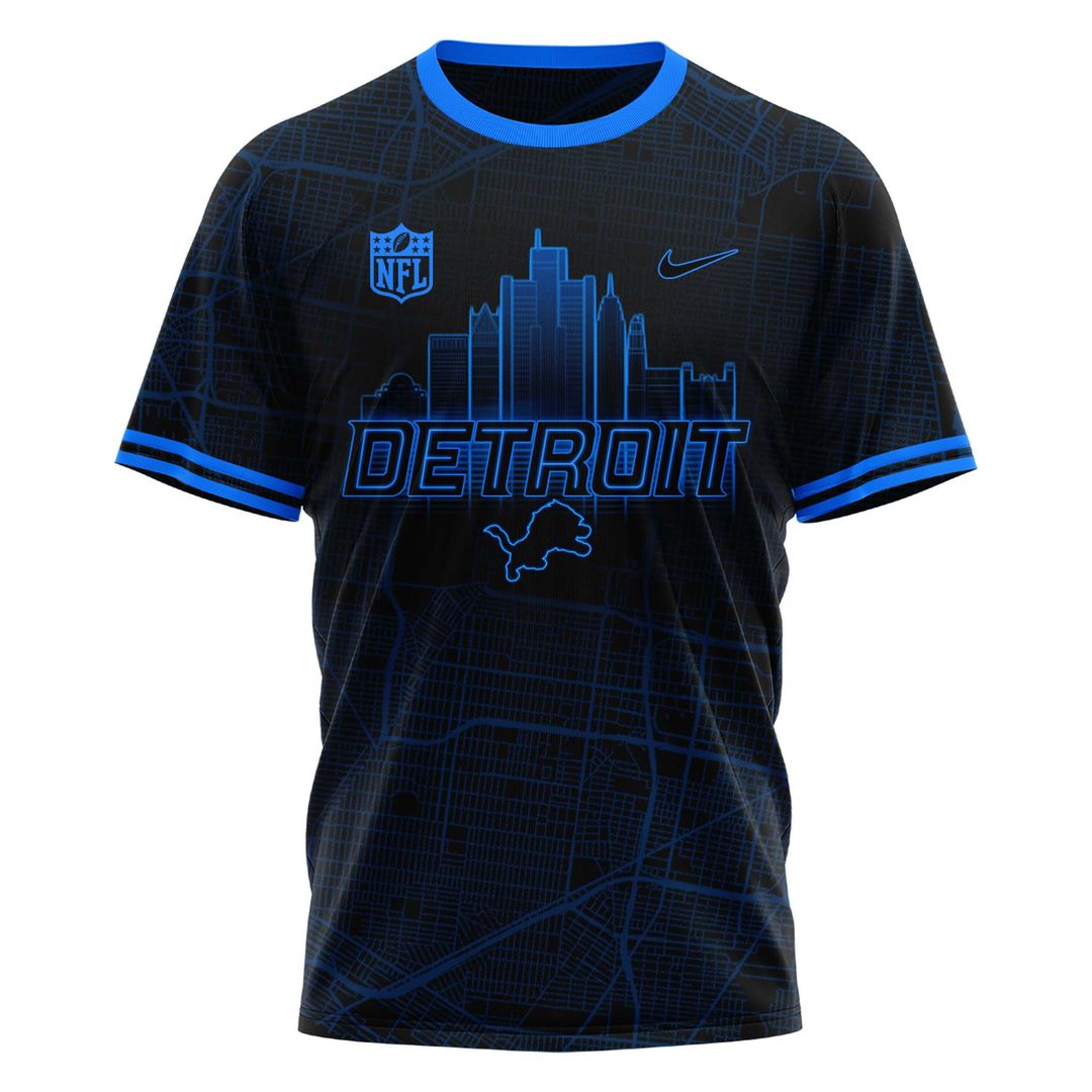 Detroit Lions Back In Black Tshirt 2024 - Famjoys Detroit Lions Back In Black Tshirt 2024 - Famjoys
