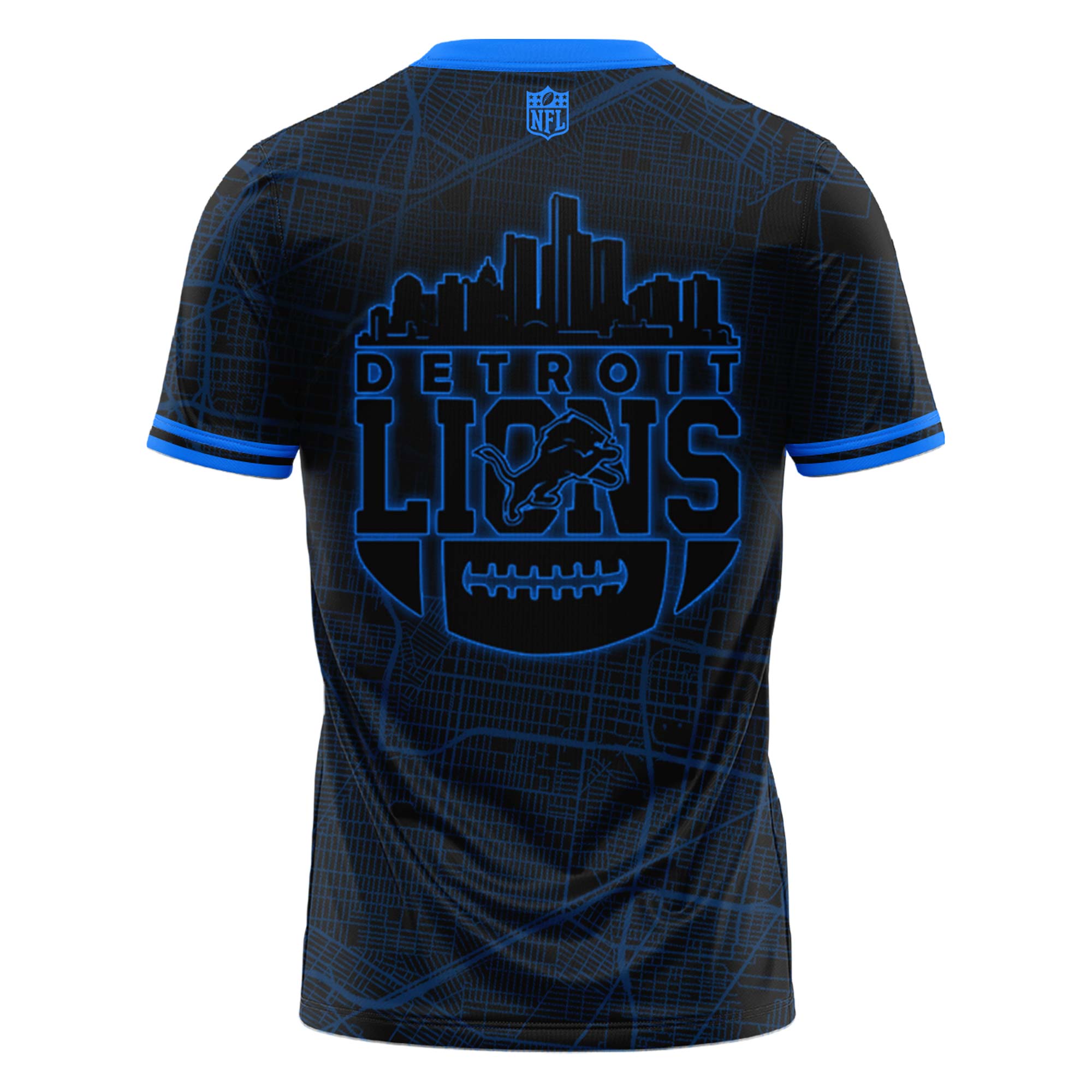 Detroit Lions Back In Black Tshirt v2 - Famjoys Detroit Lions Back In Black Tshirt v2 - Famjoys