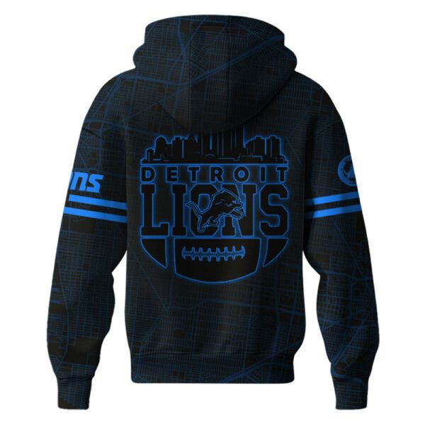 Detroit Lions Back In Black Zip Hoodie 2024 - Famjoys Detroit Lions Back In Black Zip Hoodie 2024 - Famjoys