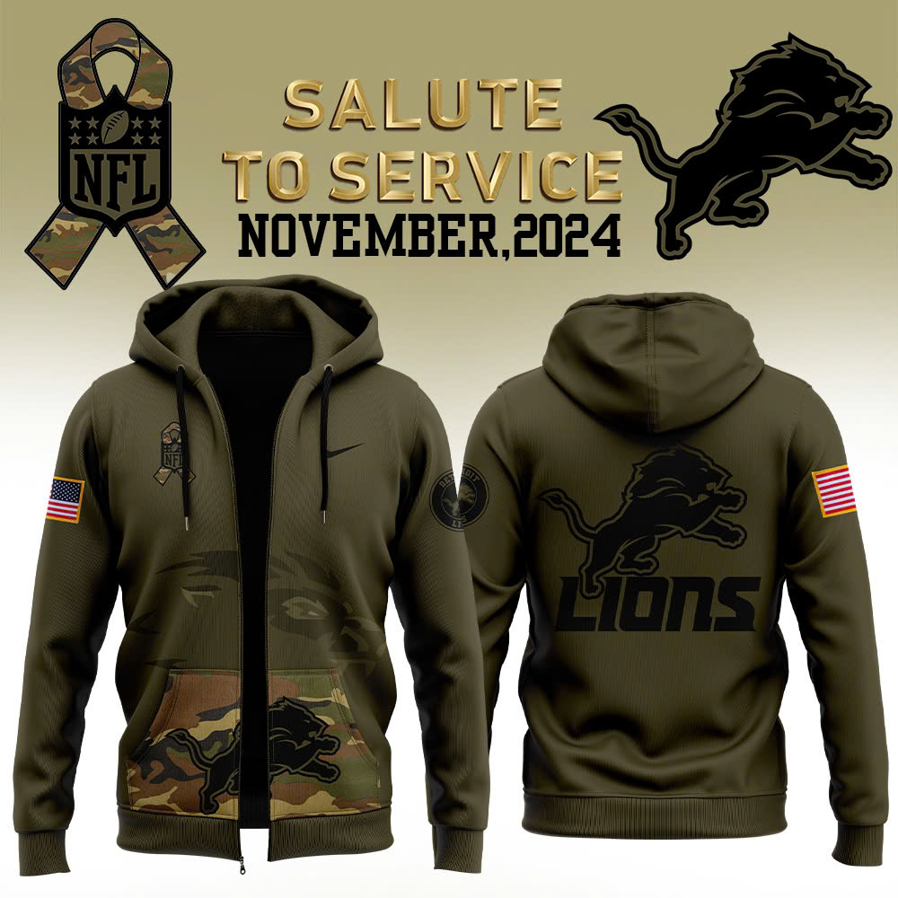 Detroit Lions Camo Salute to Service Club Fleece Pullover Hoodie Zip Hoodie - Famjoys Detroit Lions Camo Salute to Service Club Fleece Pullover Hoodie Zip Hoodie - Famjoys