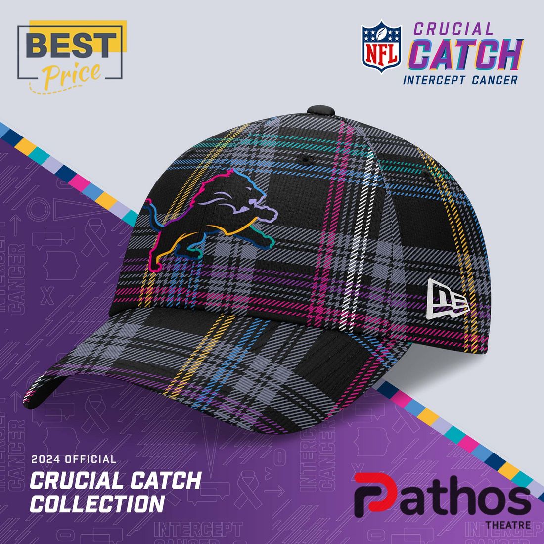 Detroit Lions Crucial Catch Hoodie, Jogger, Cap - Famjoys Detroit Lions Crucial Catch Hoodie, Jogger, Cap - Famjoys