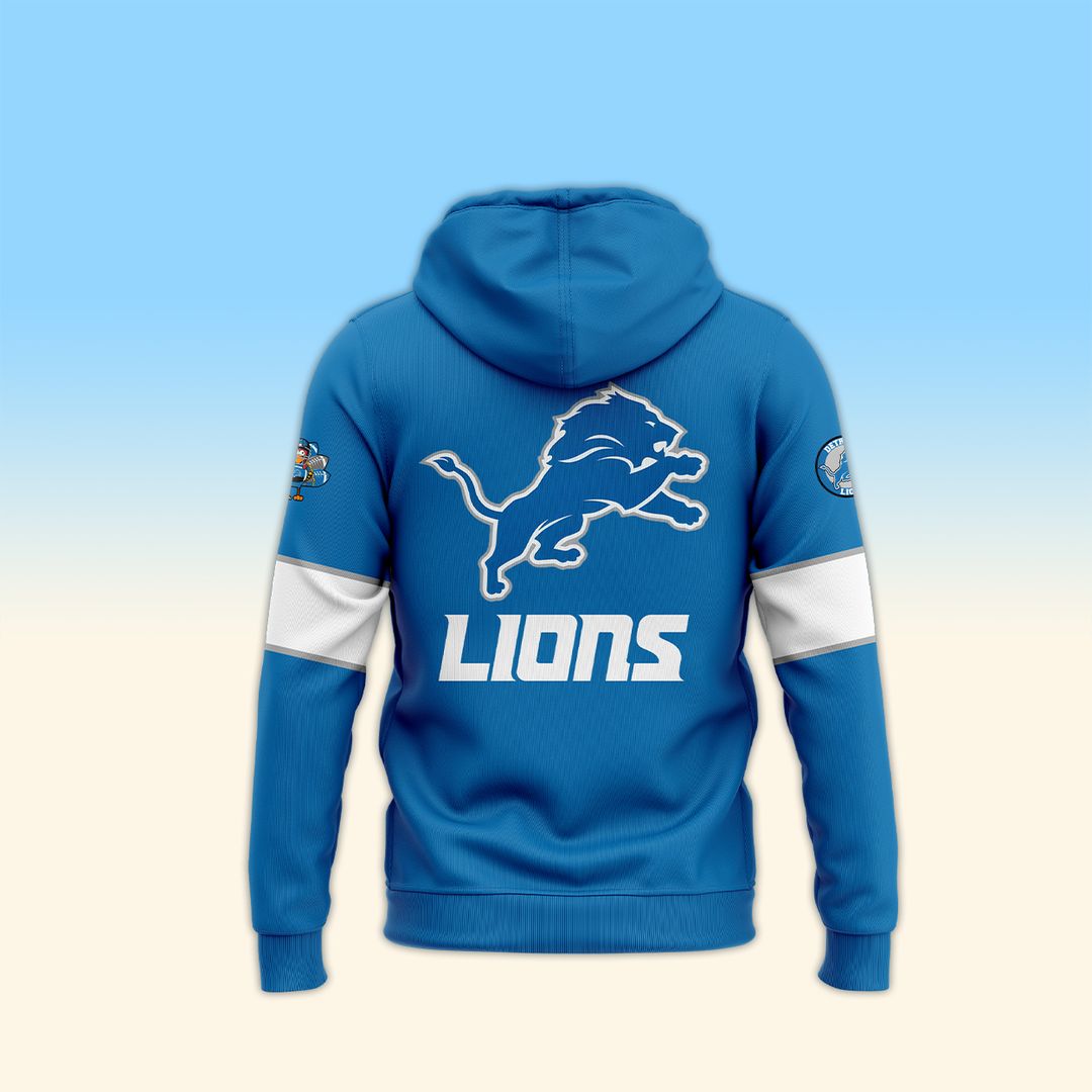Detroit Lions Happy Thanksgiving Day Hoodie - Famjoys Detroit Lions Happy Thanksgiving Day Hoodie - Famjoys