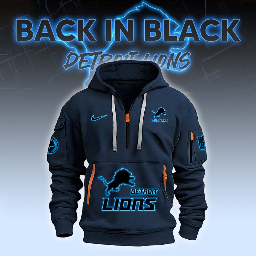 Detroit Lions Heavy Hoodie v2 Multicolor - Famjoys Detroit Lions Heavy Hoodie v2 Multicolor - Famjoys