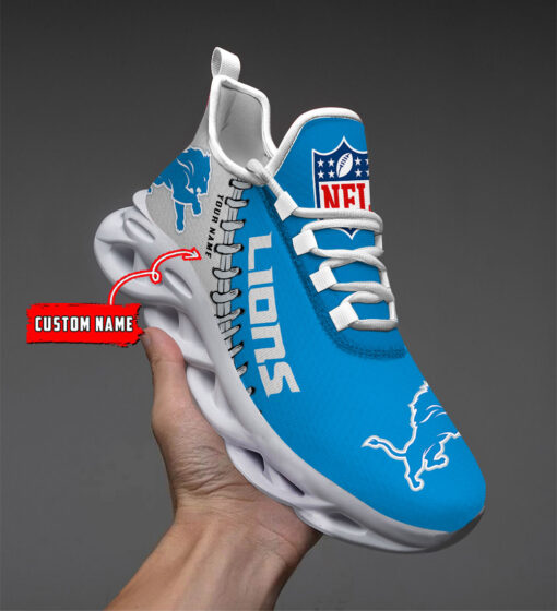 Detroit Lions Max Soul Sneaker - Famjoys Detroit Lions Max Soul Sneaker - Famjoys