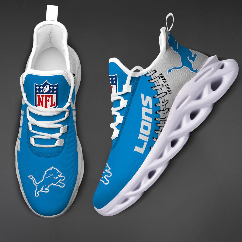 Detroit Lions Max Soul Sneaker - Famjoys Detroit Lions Max Soul Sneaker - Famjoys